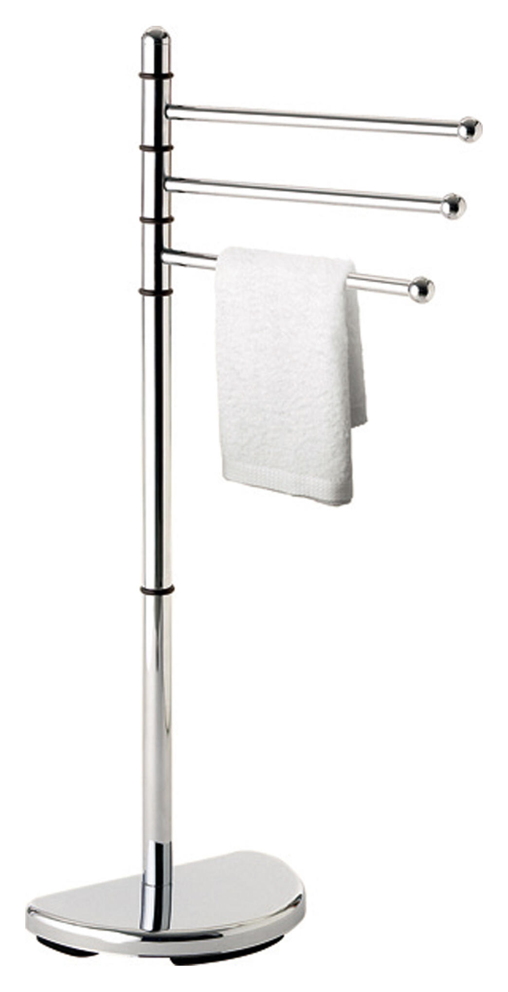 Toallero de pie hibiscus gris 36.5x90.5 cm