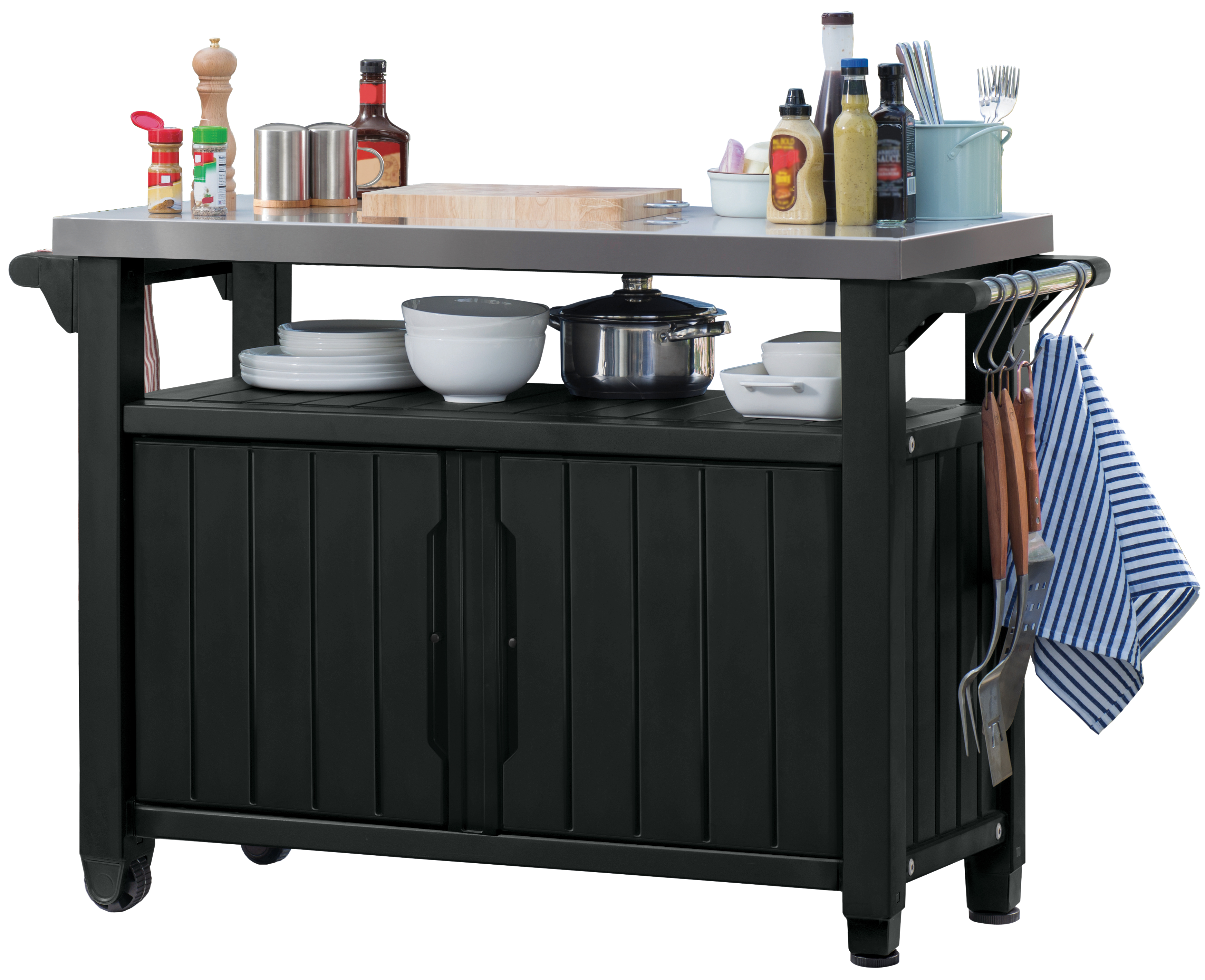 Arcón de resina para exterior KETER 17202662 123.7 x 52 x 90 cm y capacidad de 183 L - 7