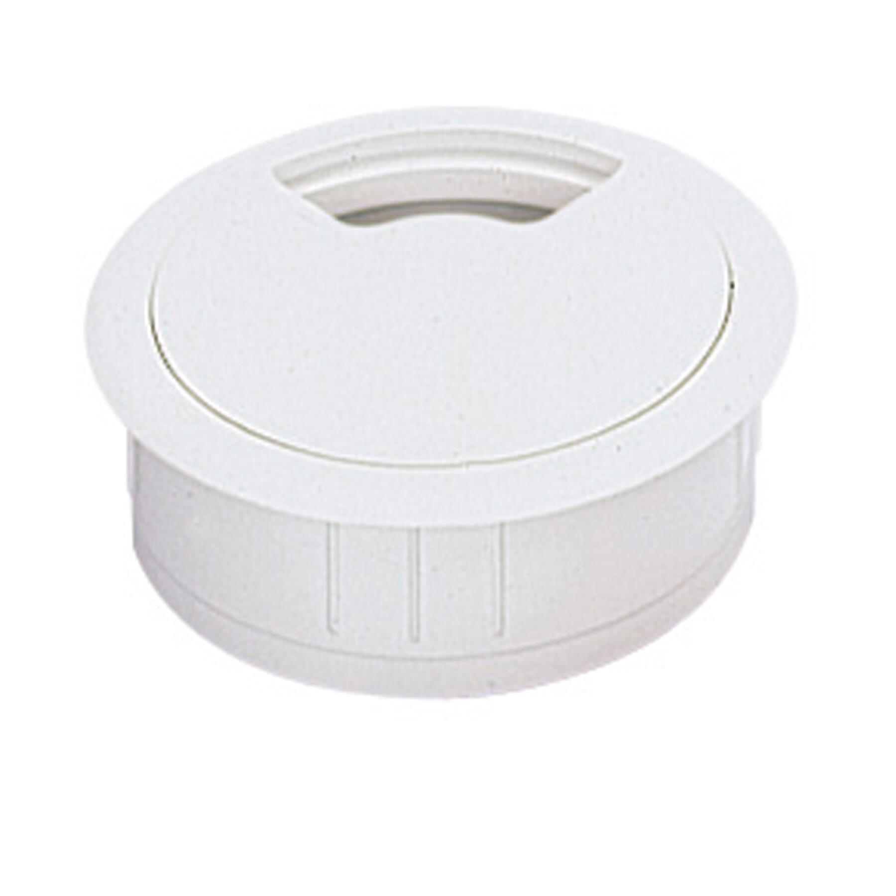 Passe-fil plastique blanc HETTICH 60 mm - 2