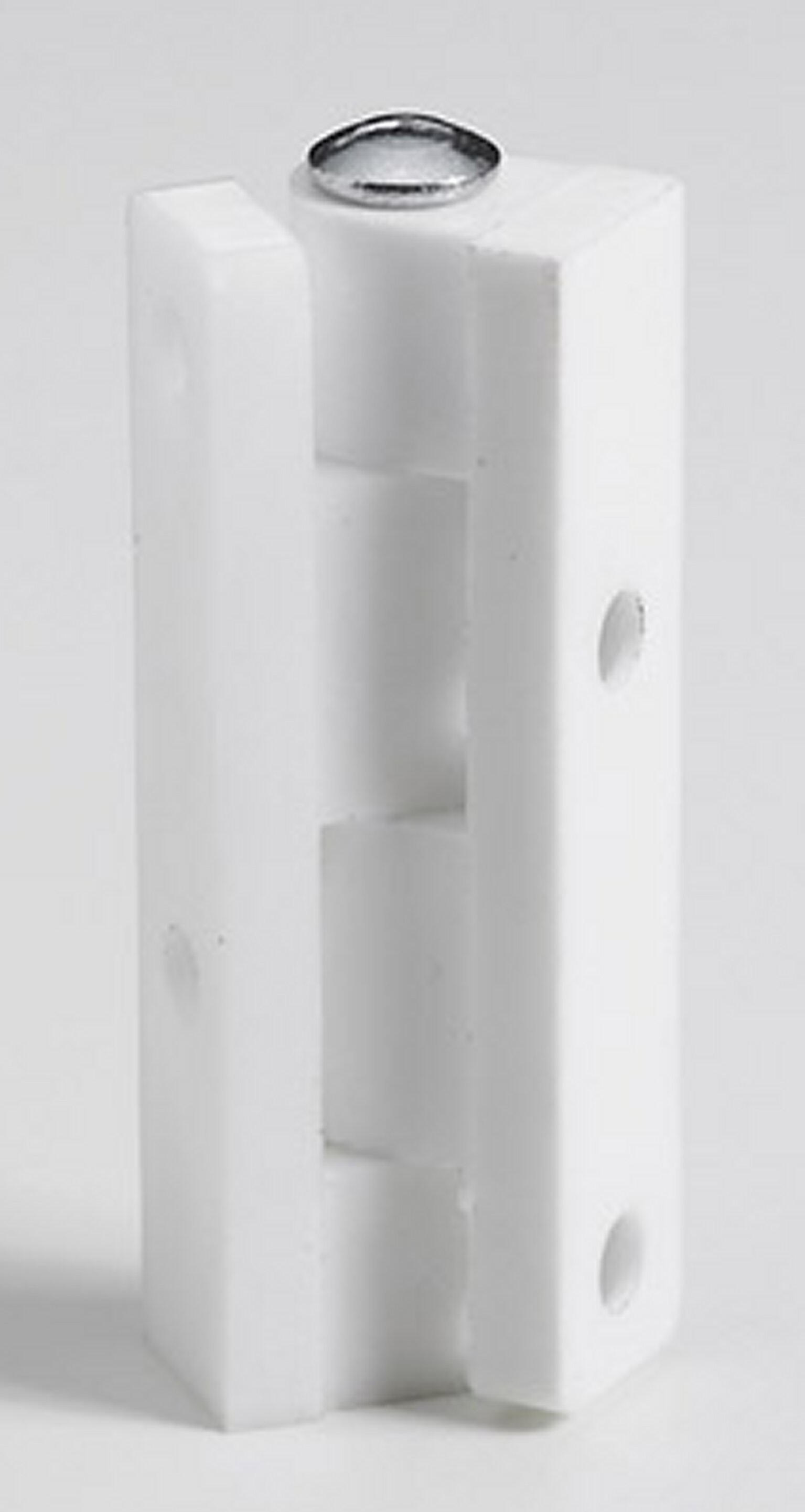 Fiche à visser HETTICH, polyamide 6 (pa 6), H.45 x l.9 mm - 2