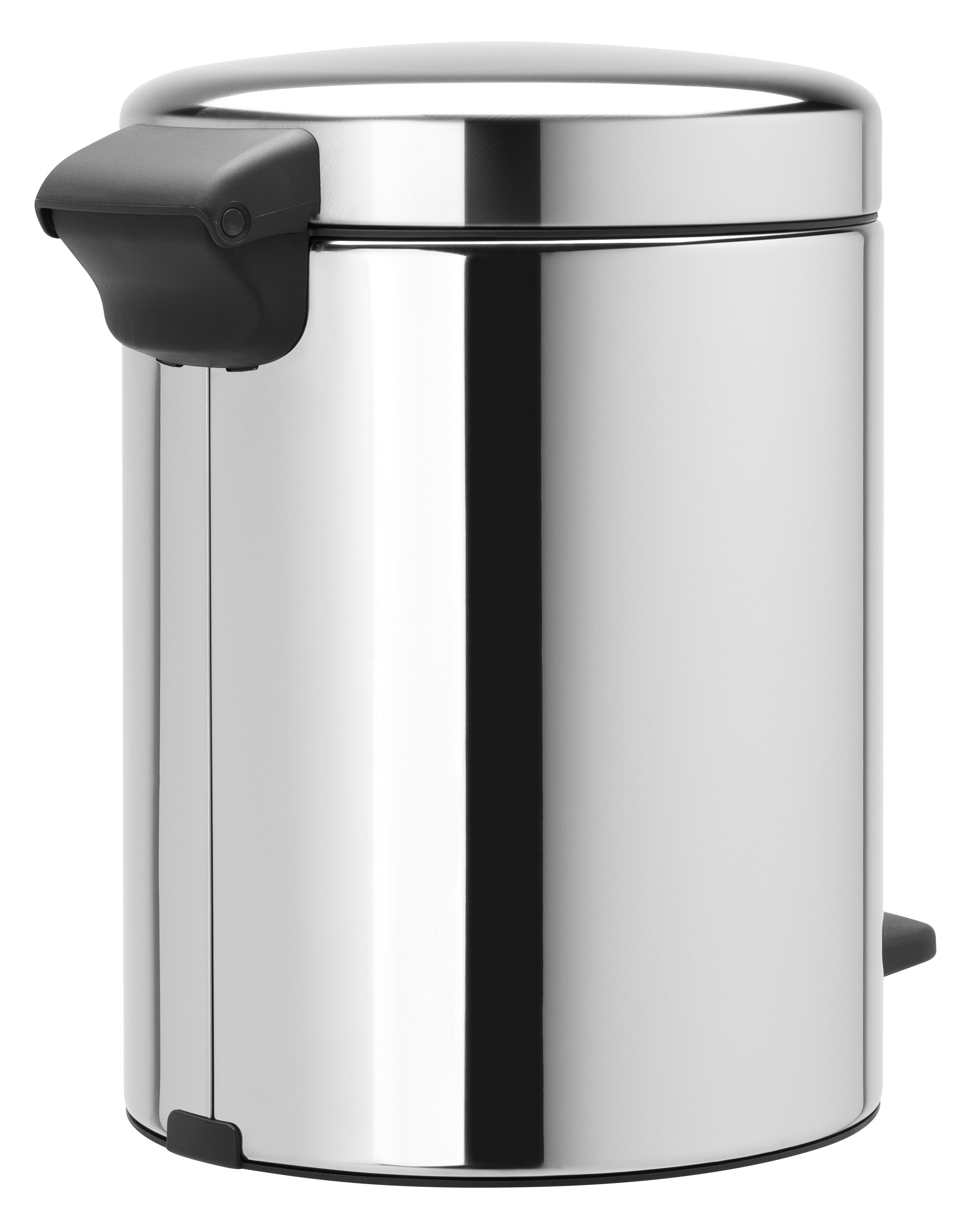 Papelera baño newicon gris 5l