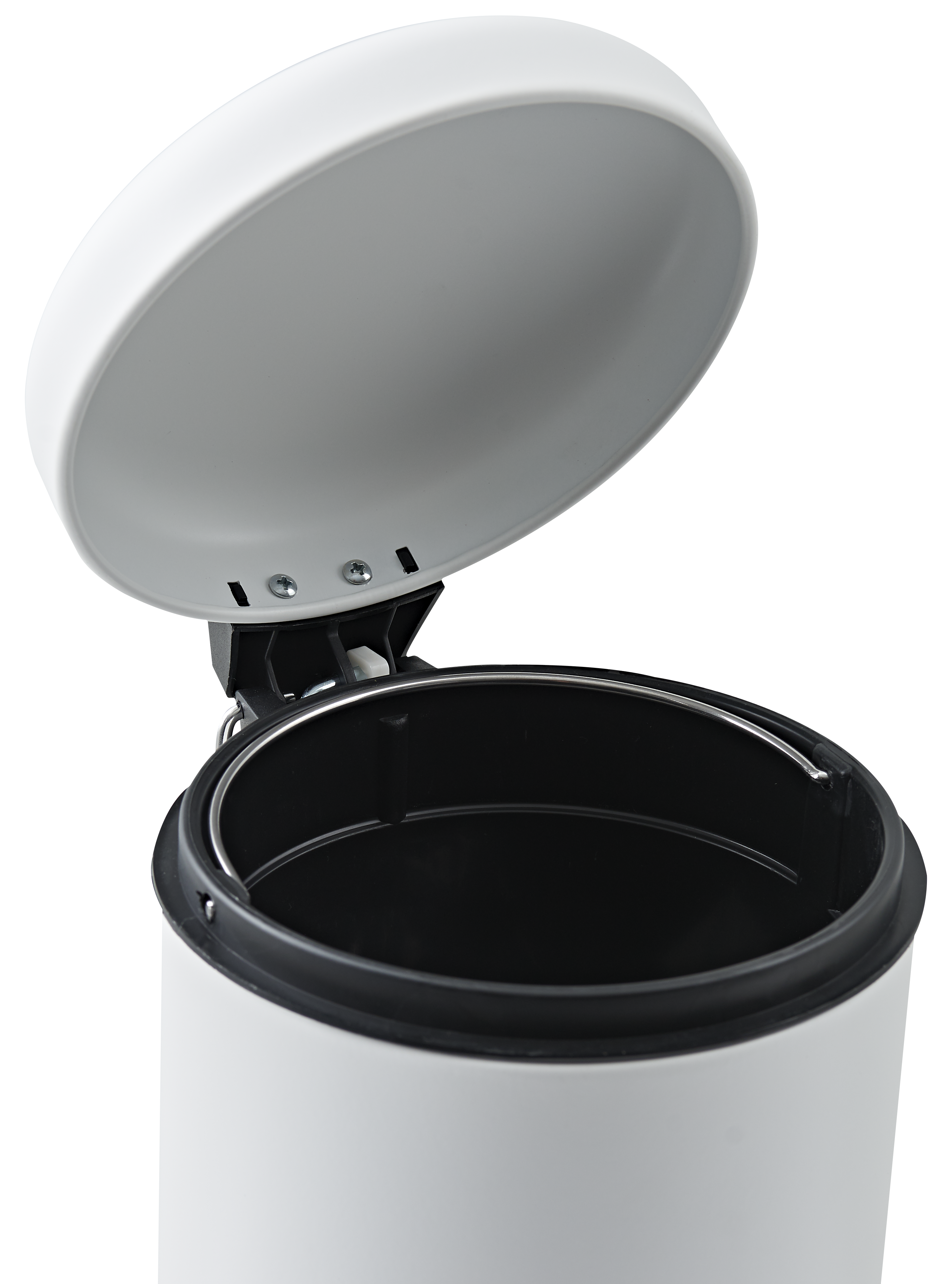 Balde de casa de banho 16,8x23x28 cm 3 l branco mate Sensea Easy - 5