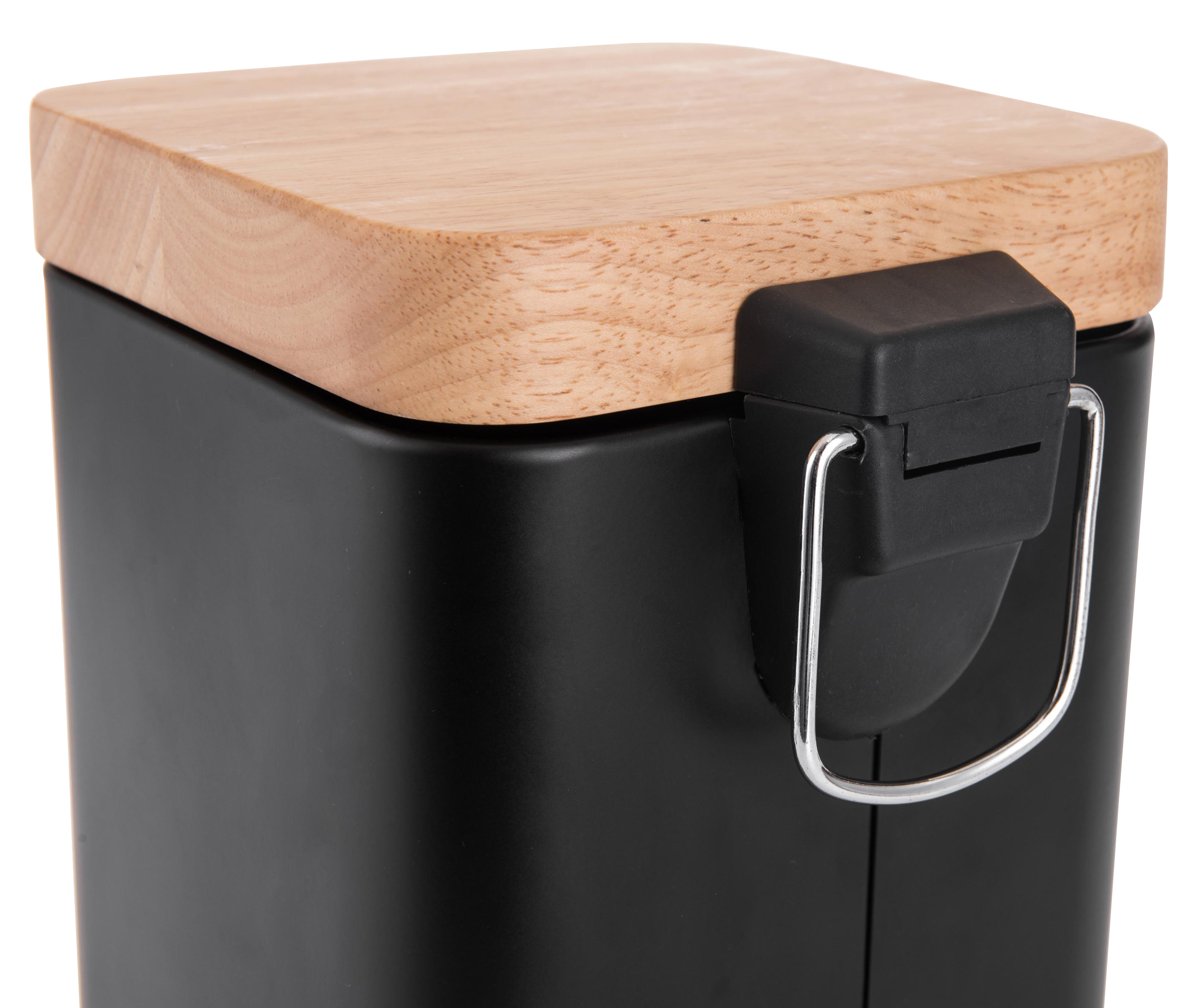 Balde do lixo SENSEA SCANDI 3L PRETO MATE - 5