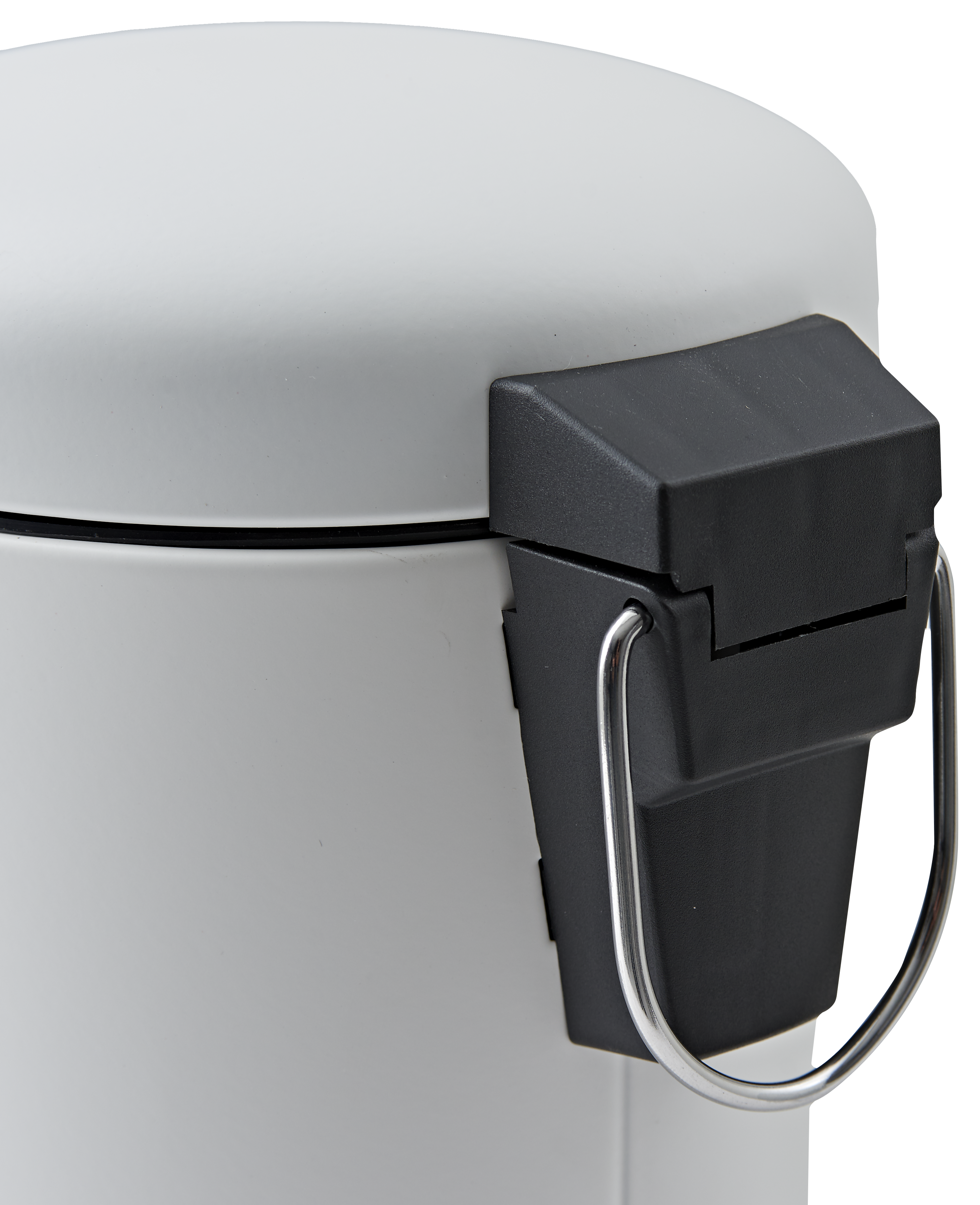 Balde de casa de banho 16,8x23x28 cm 3 l branco mate Sensea Easy - 6