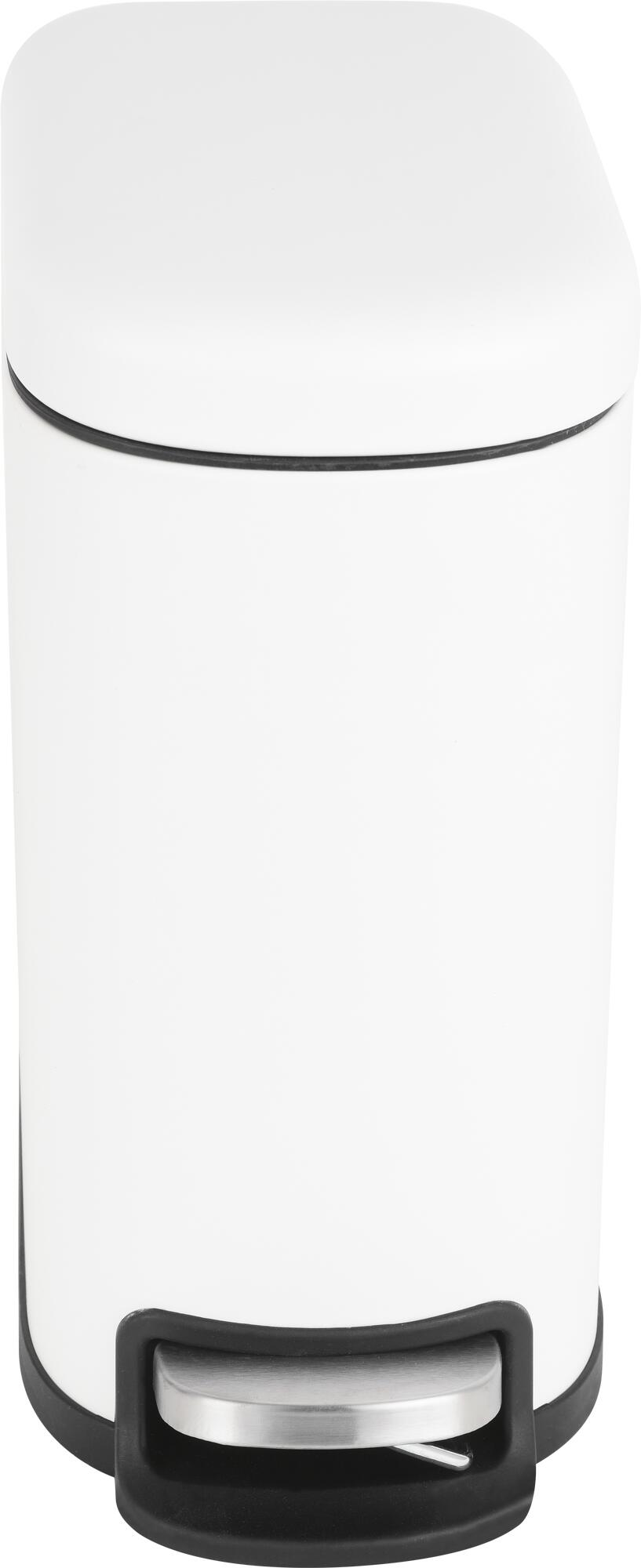 Balde de lixo 30,7x14,429 cm branco Sensea Remix Slim - 16