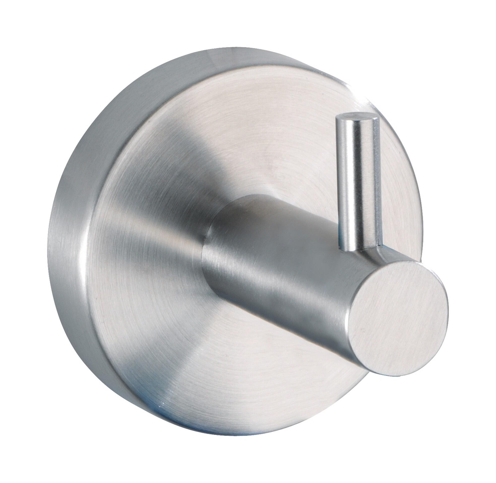 Percha/perchero bosio gris con 1 gancho