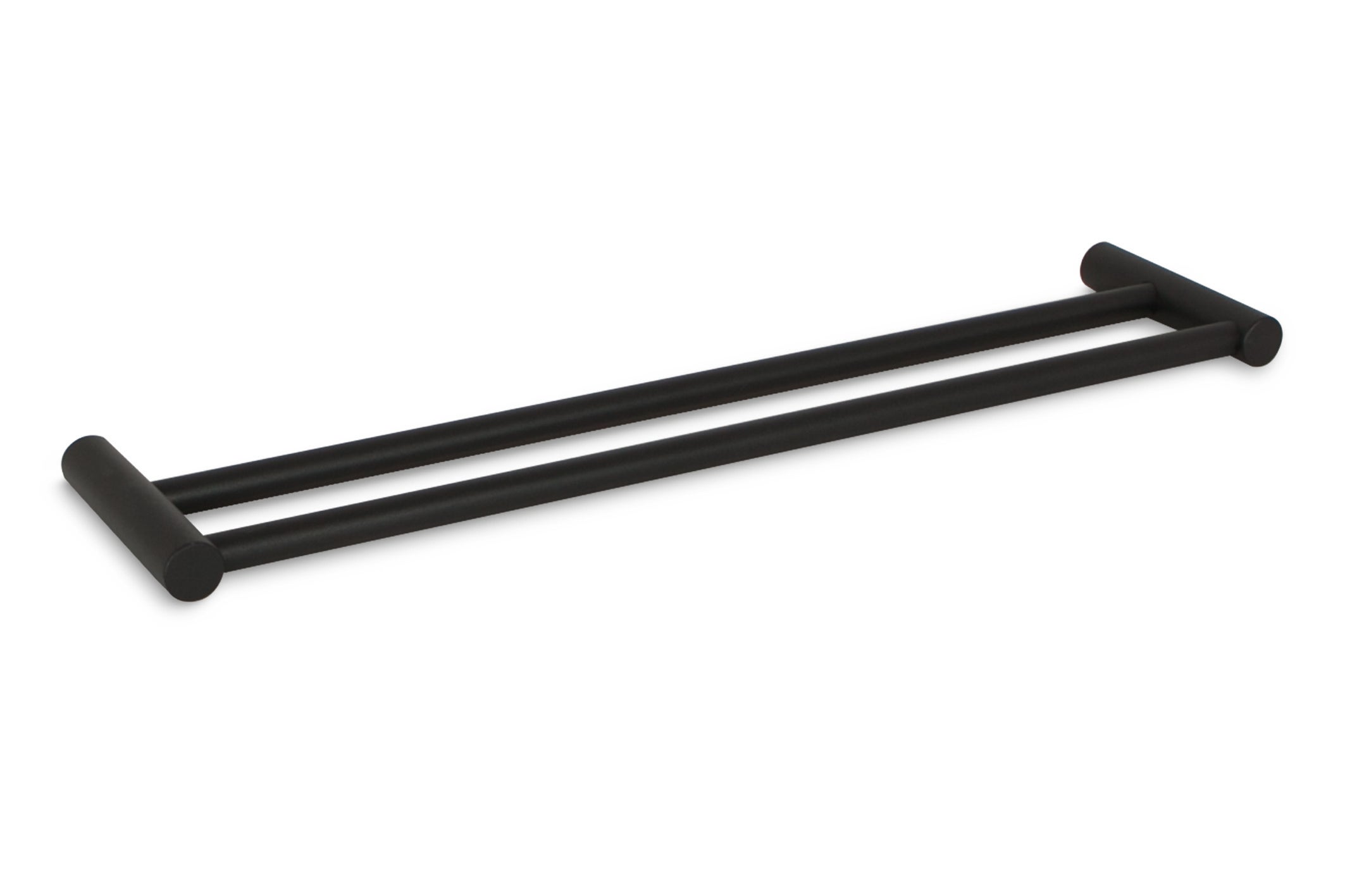 Toallero atornillar matera negro 56.6x2.5 cm