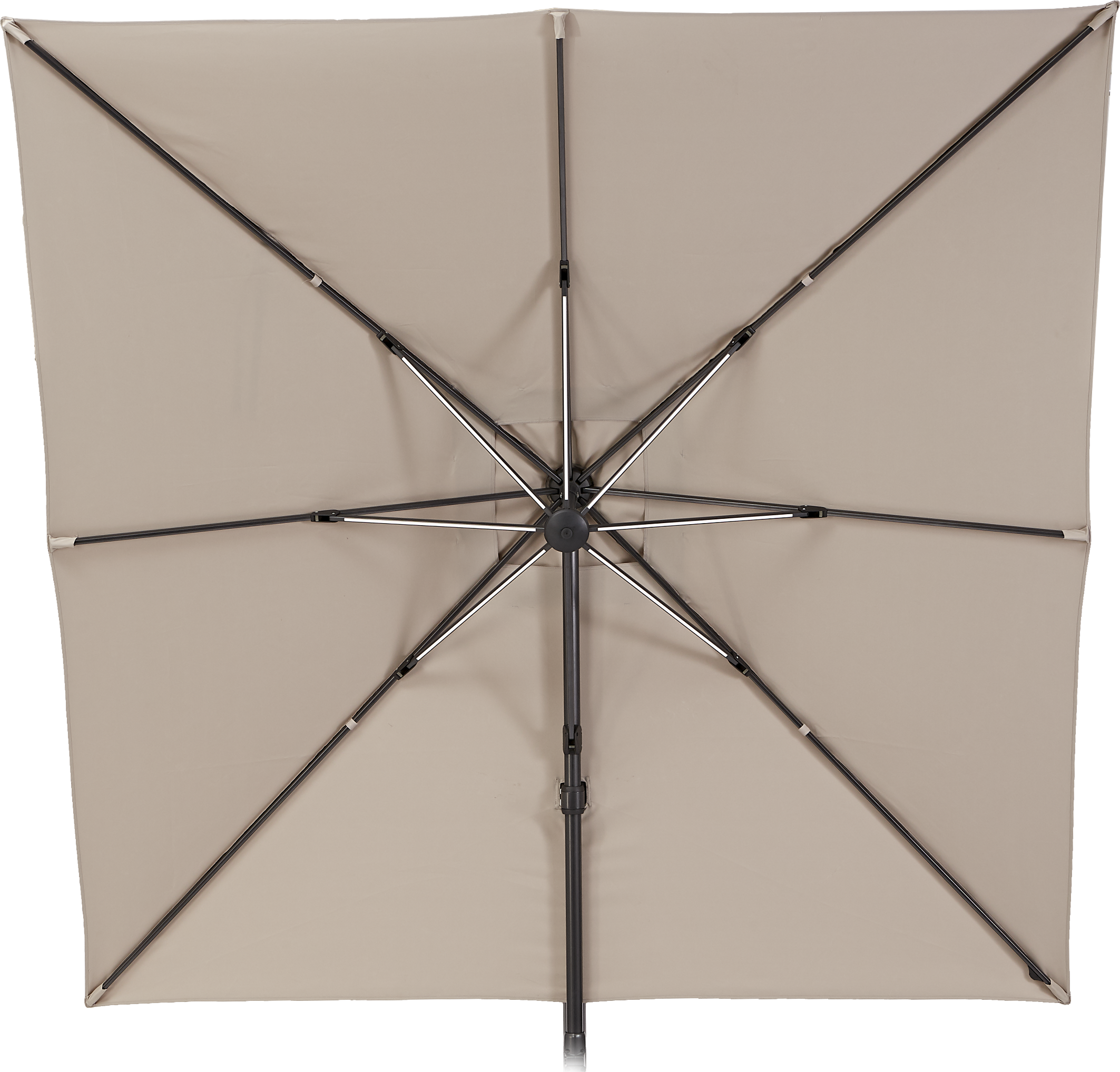 Toldo para chapéu NATERIAL SONORA LED TOSTADO 290X290CM - 11