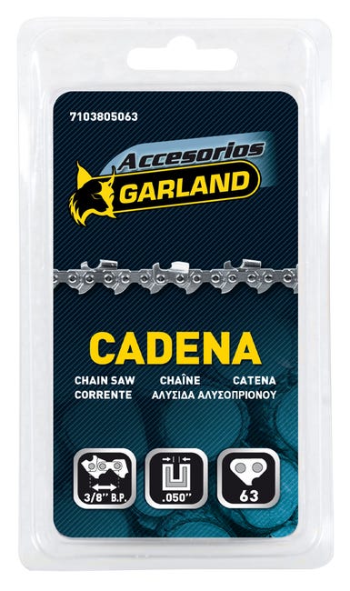 Cadena De Motosierra Titanio 38 Eslabones - 1/4-1.1 Semichisel Antirrebote, Modelo 505517