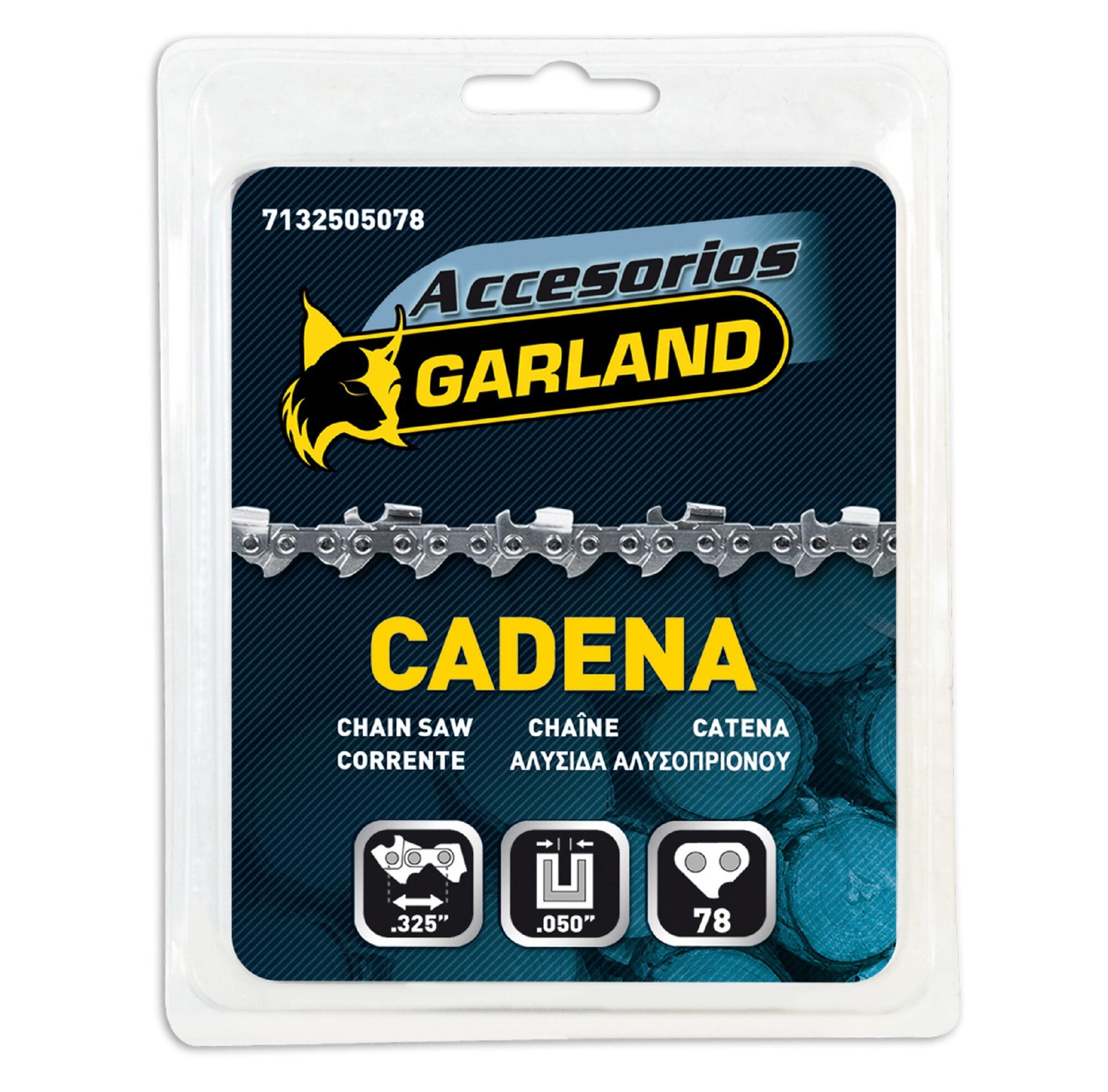 Cadena de motosierra garland cadena 78e de 78 eslabones