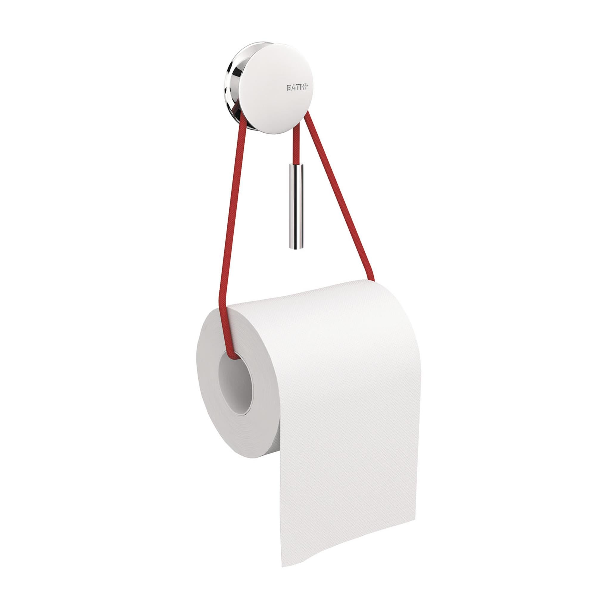 Portarrollo wc diabolo rojo brillante 5x5 cm