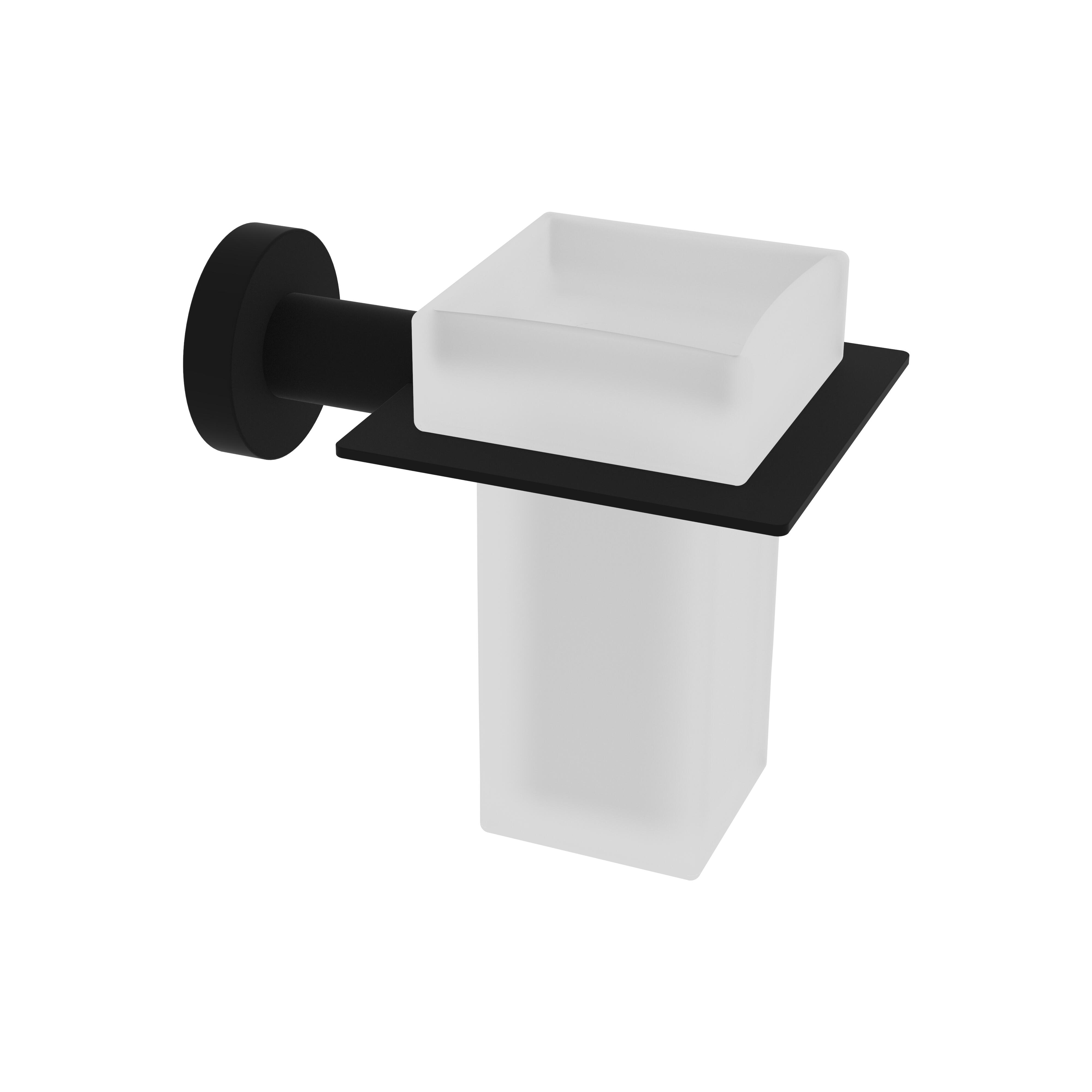 Vaso de baño nora negro mate