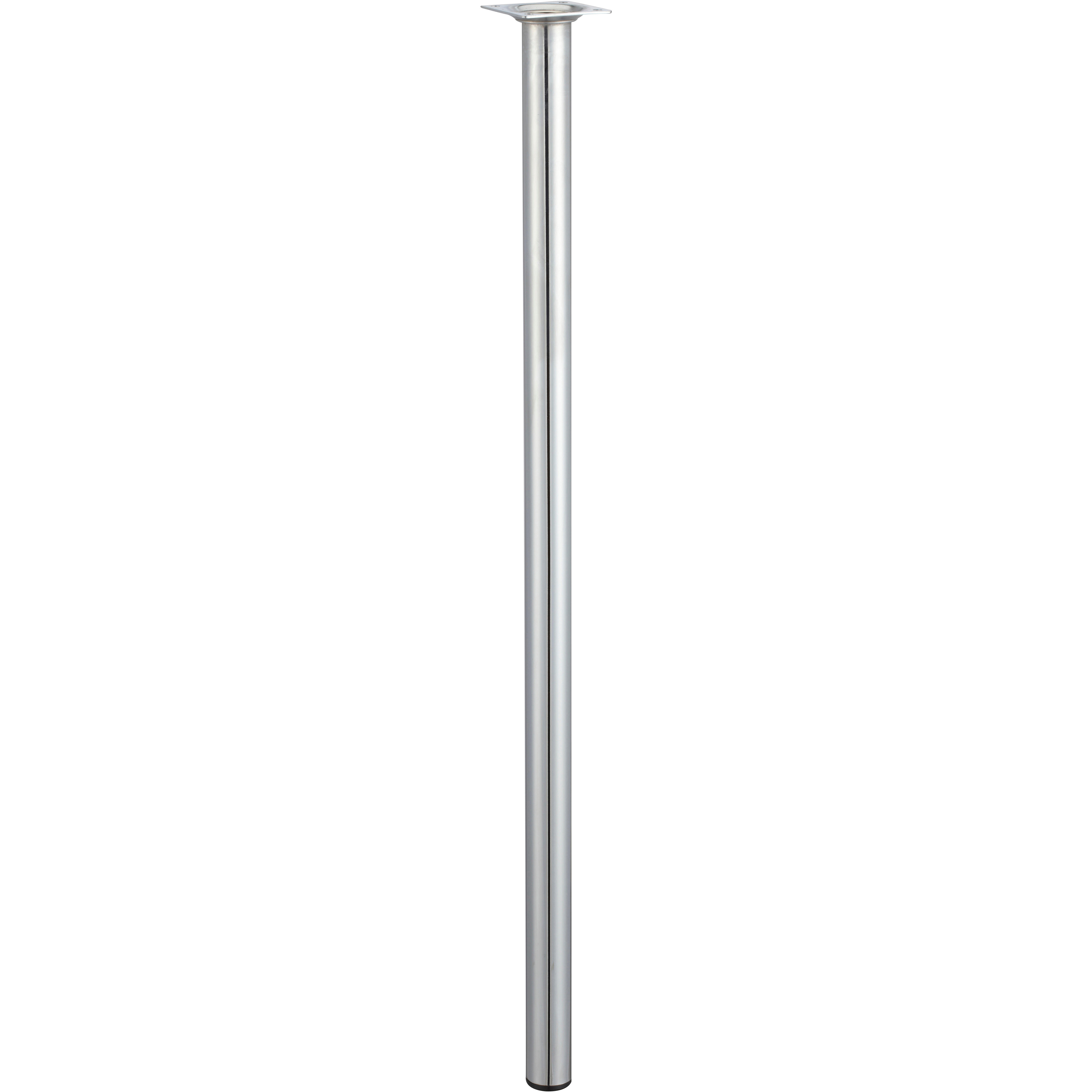 Pied de table Hettich, chromé, diamètre 3 cm x hauteur 70 cm - 3