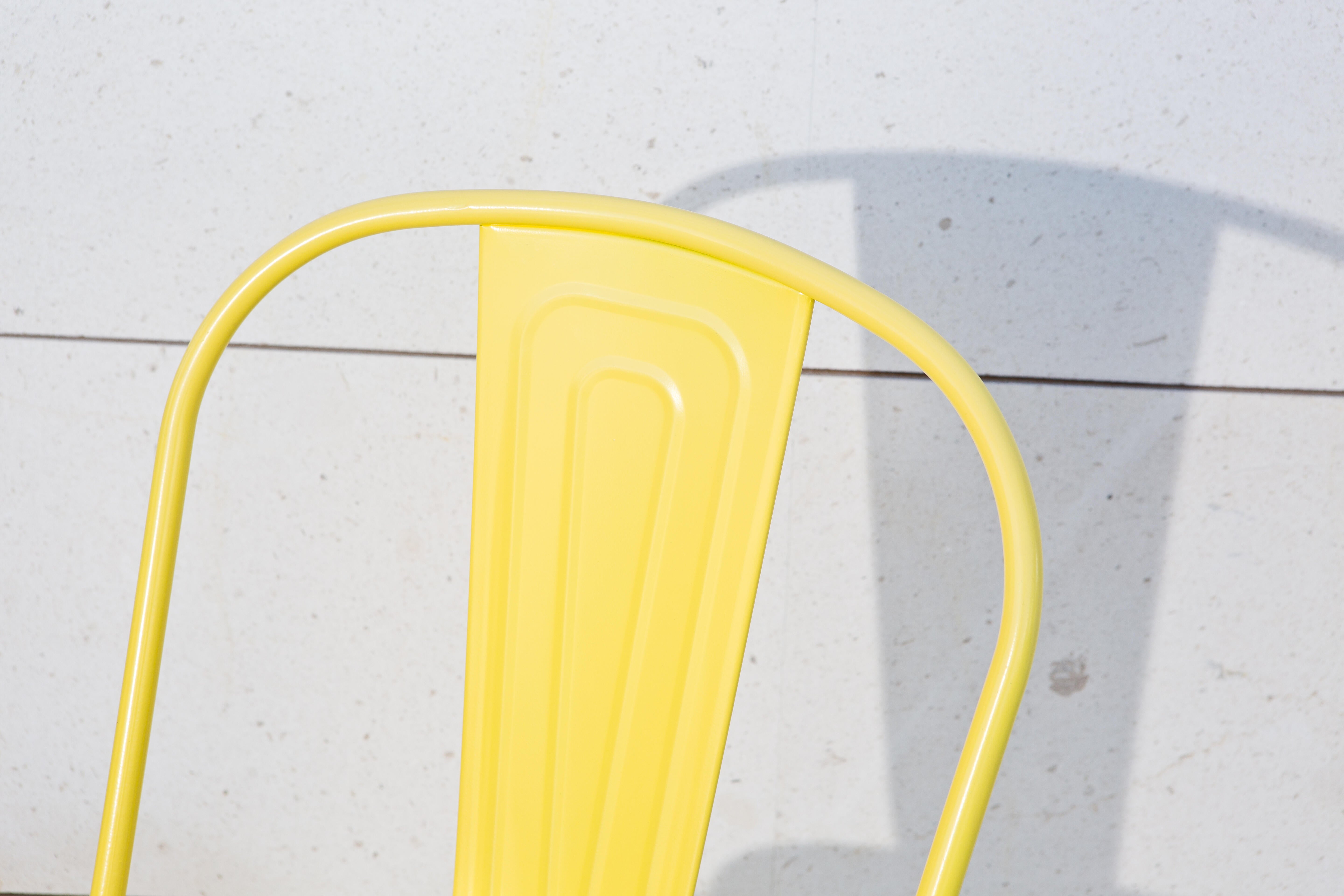 Cadeira de metal SOHO AMARELO - 11