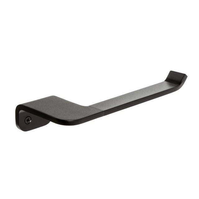 Portarrollos de papel higiénico Onyx negro adheviso o para atornillar