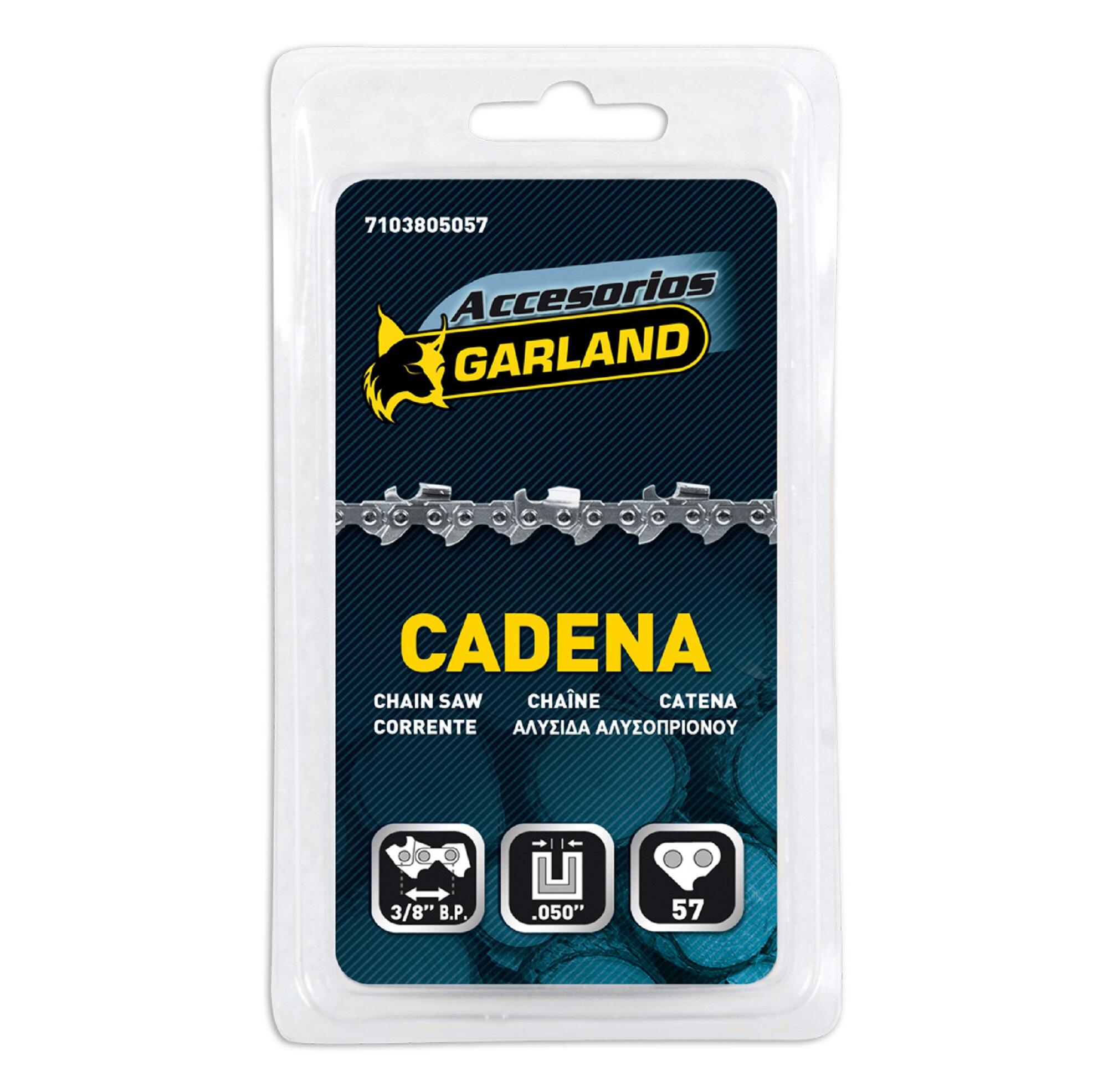 Cadena de motosierra garland cadena 57e de 57 eslabones