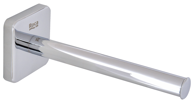 Portarrollos de papel higiénico Adagio plata adheviso o para atornillar