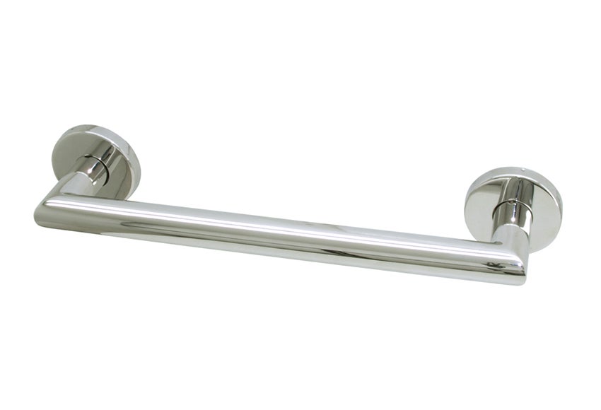 Asidero de baño 30x0.7x30 cm gris / plata