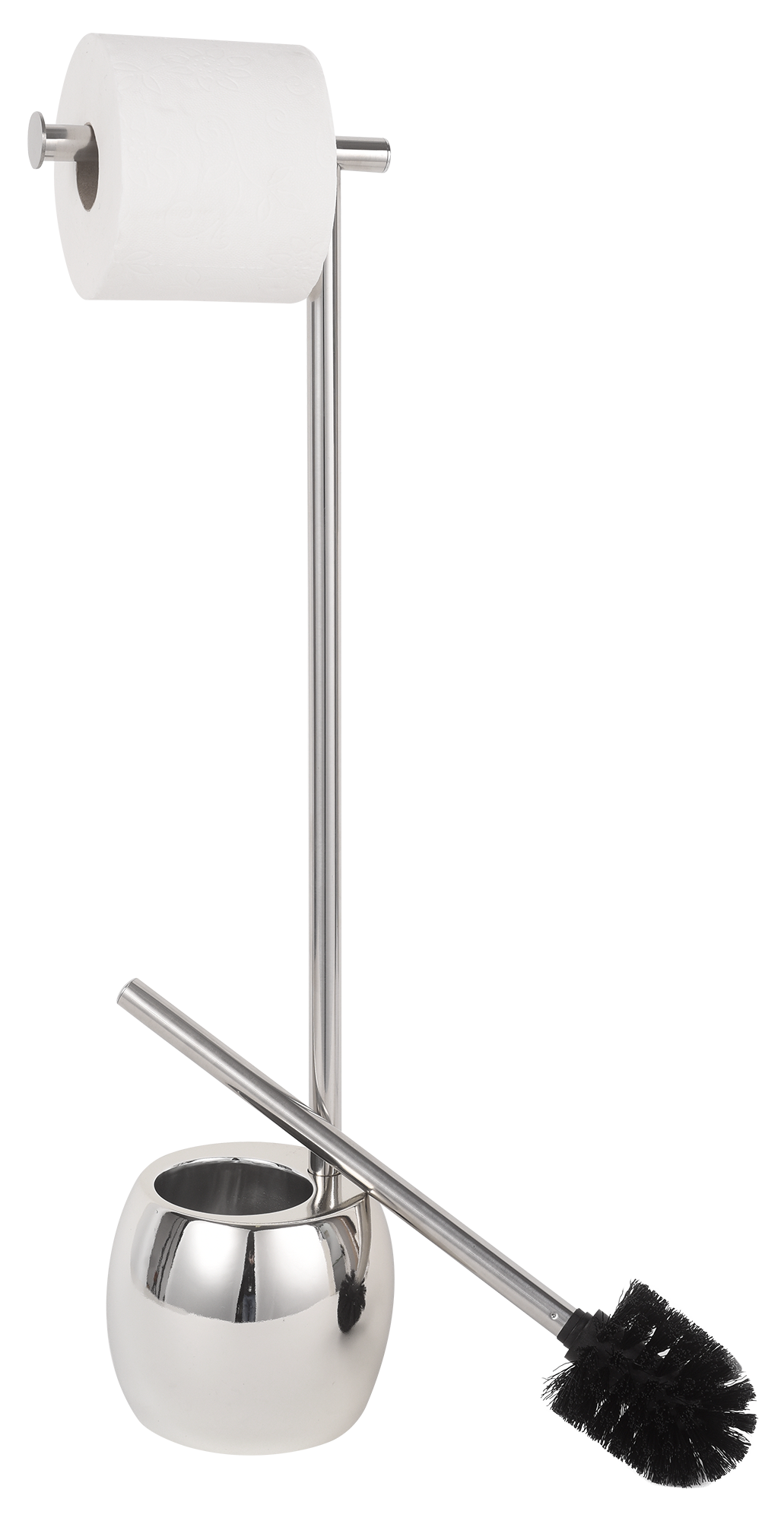 Piaçaba com porta-rolos RONDO CROMADO - 11