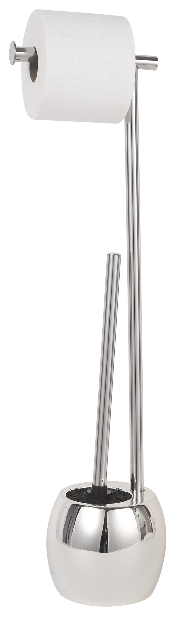 Piaçaba com porta-rolos RONDO CROMADO - 10