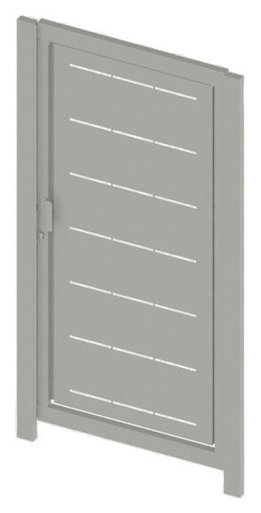 Puerta peatonal doorself lines 100x200 cm blanco