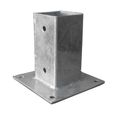 Suporte para poste PLACA 7X7CM - 4