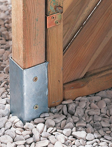 Suporte para poste PLACA 7X7CM - 3