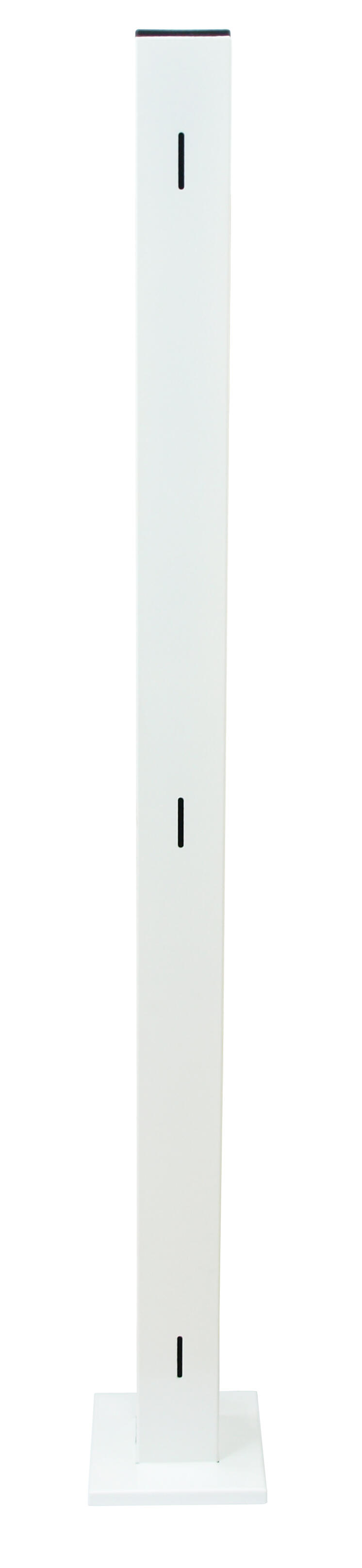 Poste esquina 150x5x5 cm blanco