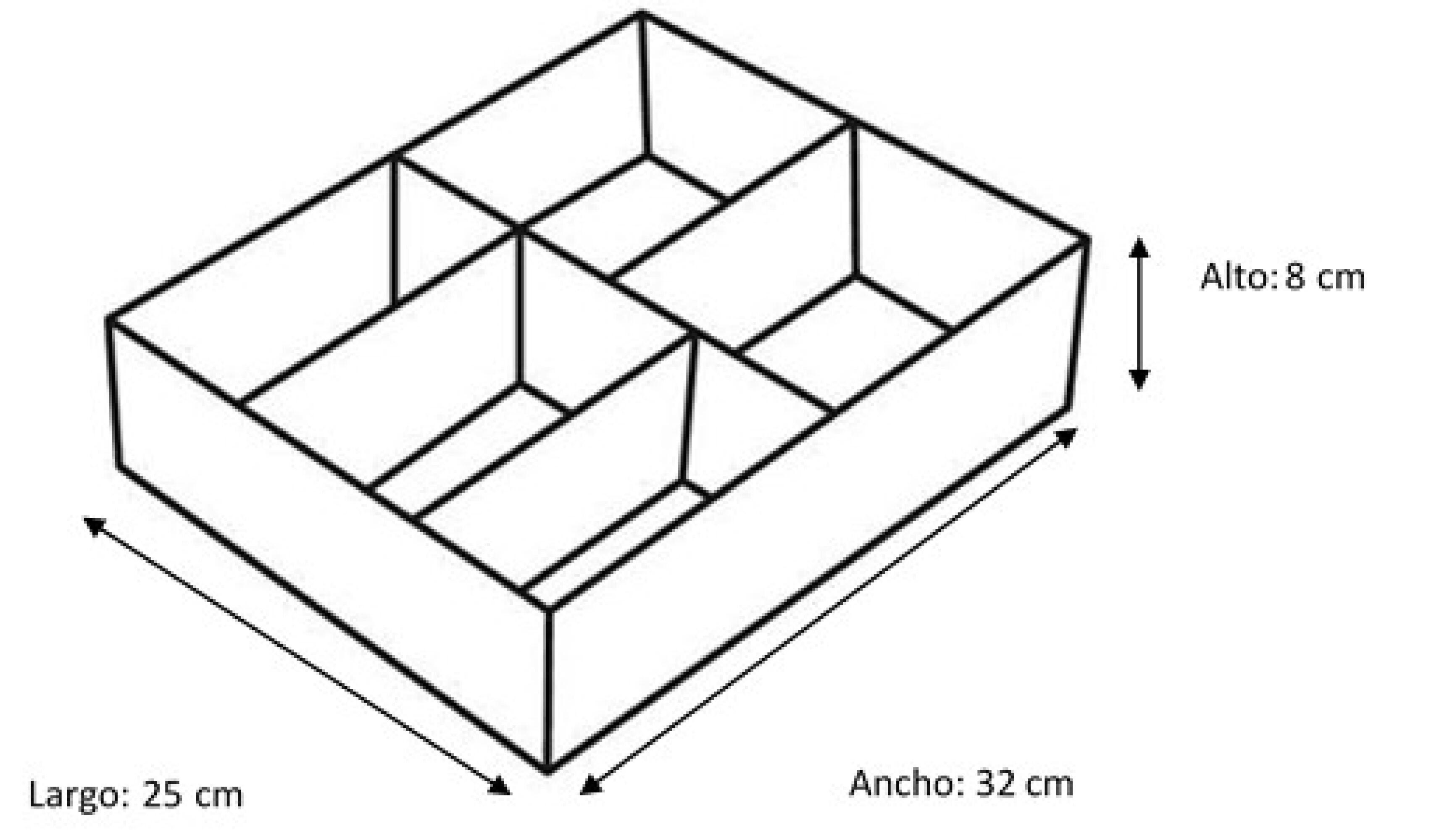 Organizador de almacenamiento, maquillaje gris Cestas 14.8x14.8x4.7cm - 3
