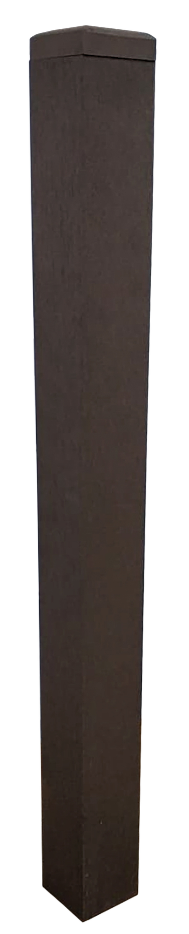 Poste cuadrado de madera 6.6 x 6.6 x 80 cm marrón DIOCO