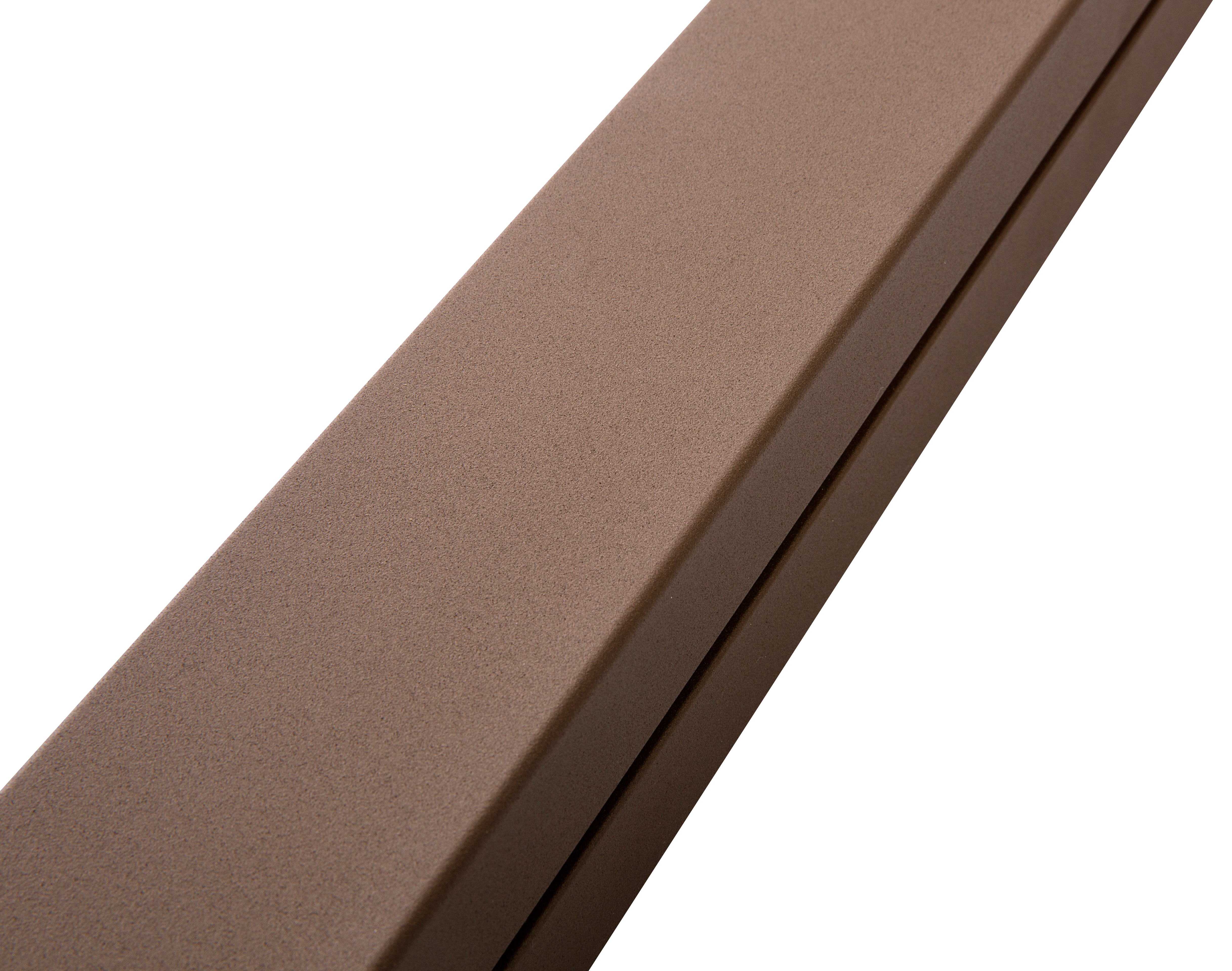 Palo quadrato in alluminio NORTENE MOSAIC/PRIVAT marrone H 215 x L 6 cm - 3