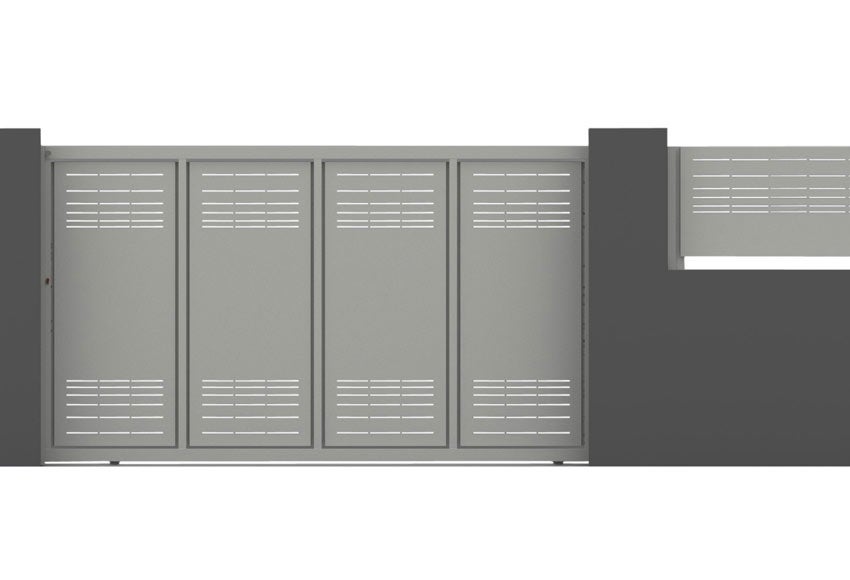 Puerta corredera doorself parallels 400x200 cm blanco