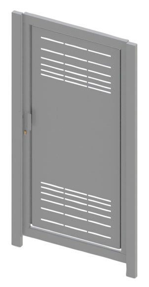 Puerta peatonal doorself parallels 100x200 cm blanco