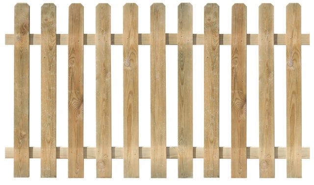 Staccionata CERLAND MUSTANG in legno naturale L 180 x H 100 cm, Sp 30 mm