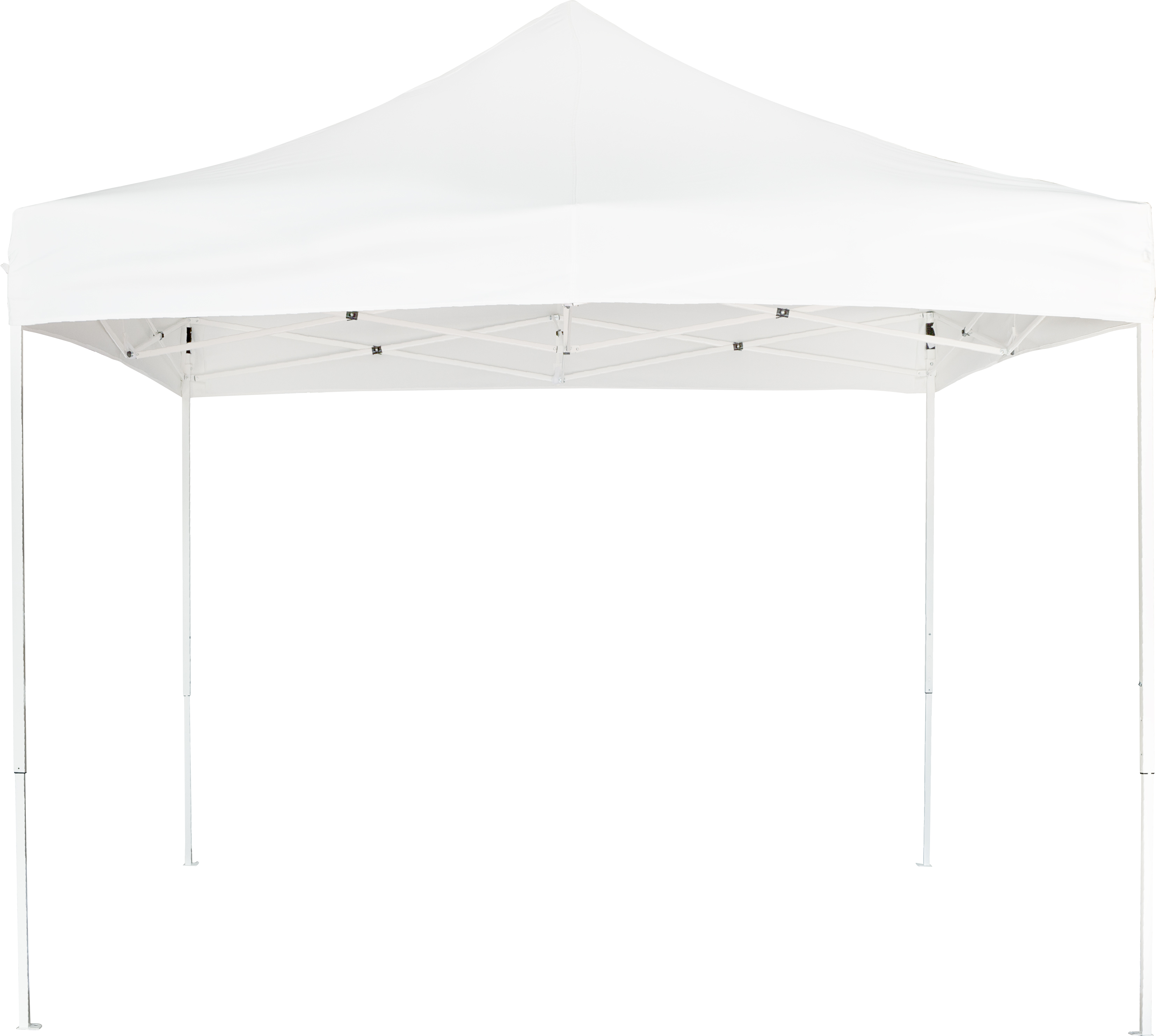 Cenador de acero con cubierta NATERIAL Bora de 295 x 295 cm blanco - 3