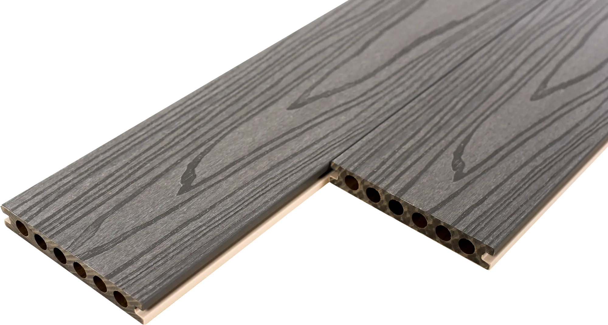 Deck de composite DURATECH 220X14.2CM 23MM ANTRACITE/BEGE - 16