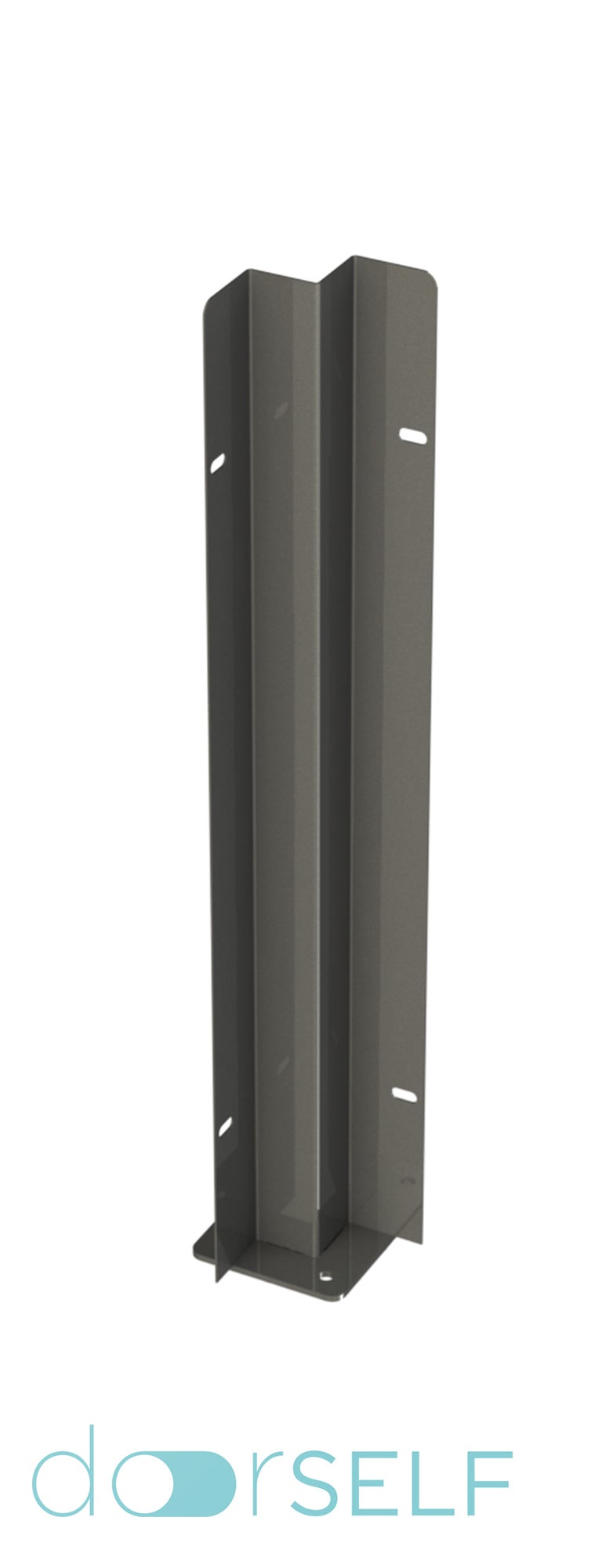 Poste de acero galvanizado forja s/muro