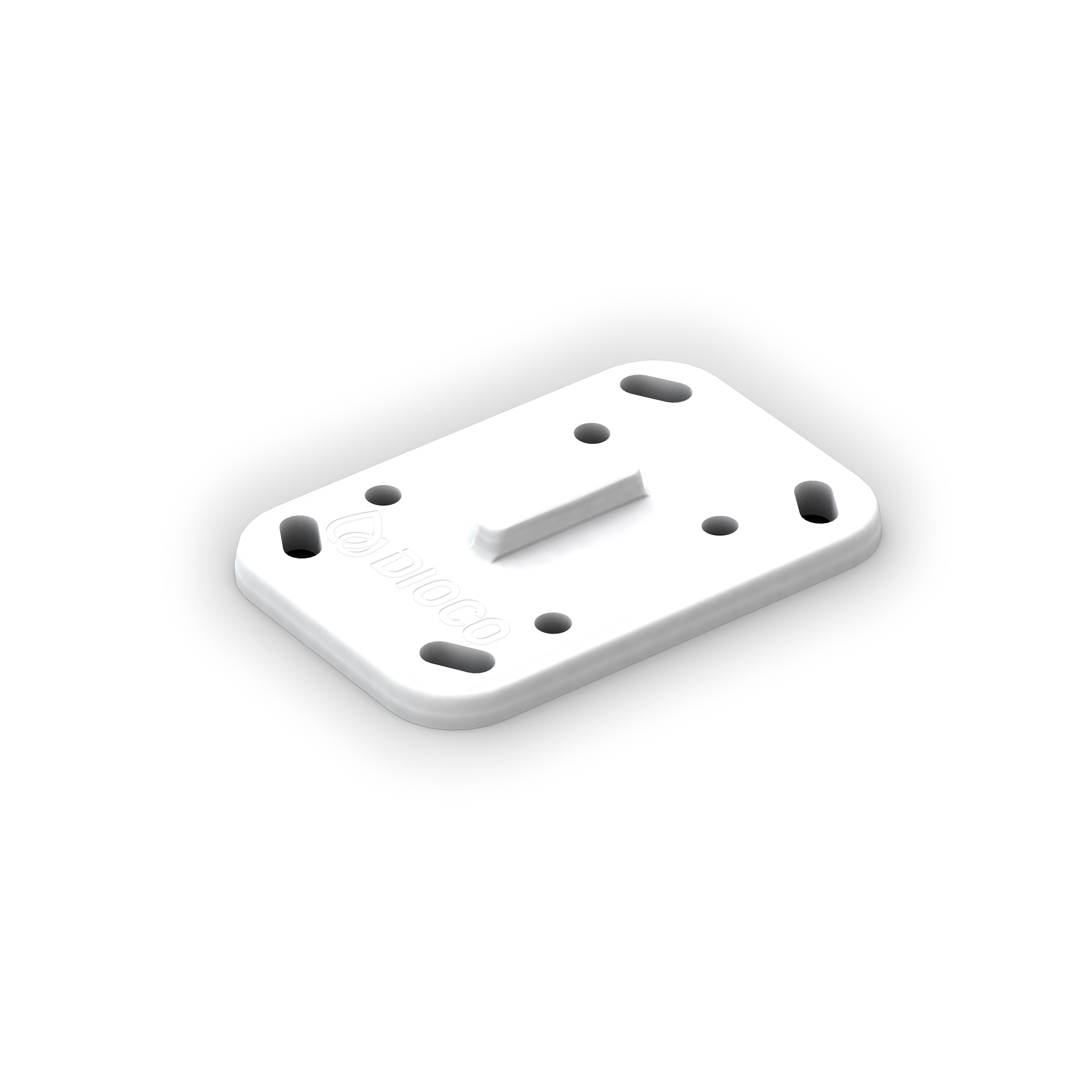 Pack de sujeciones y tornillería de aluminio blanco para valla - 5