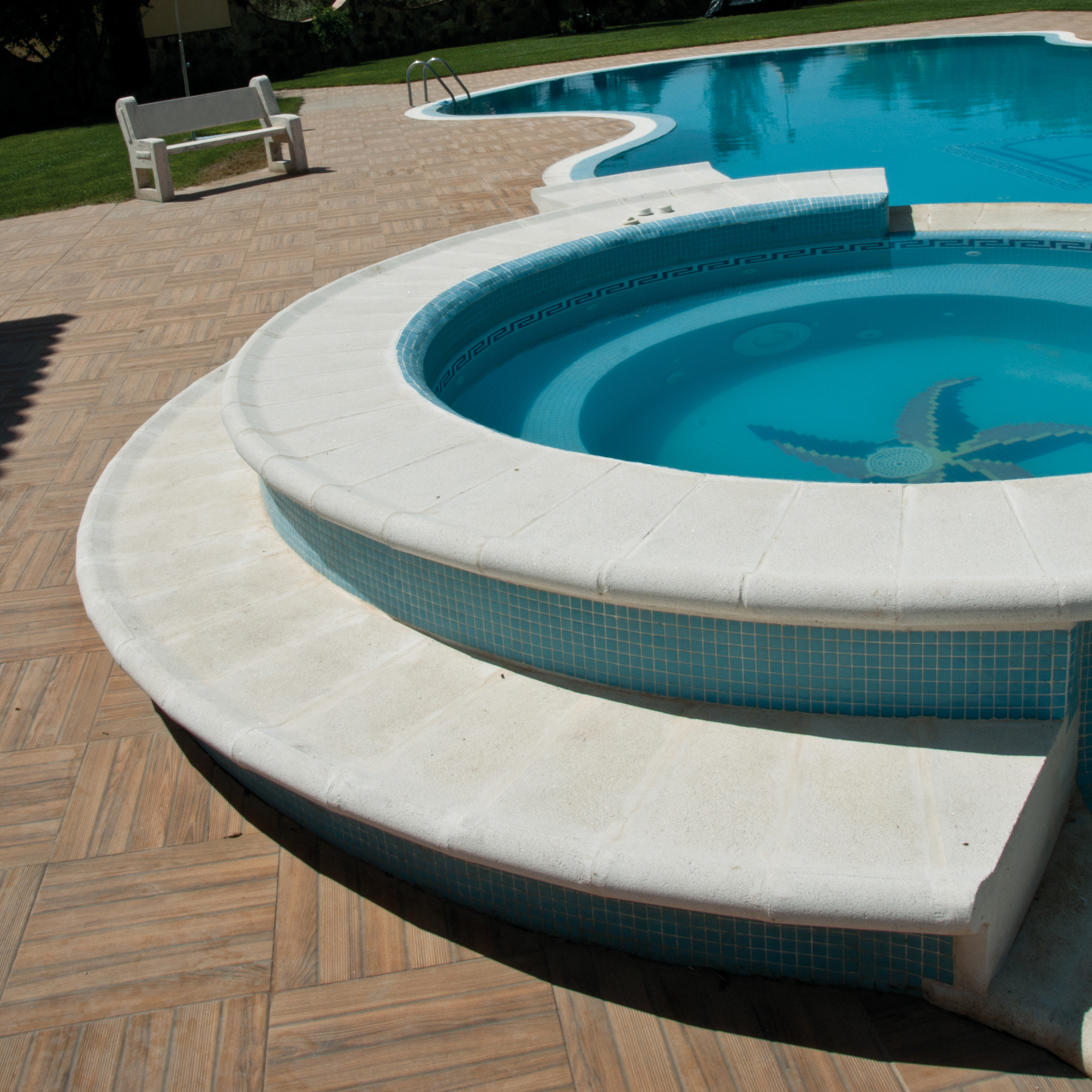 Remate piscina Javea blanco 50x25x4,5 cm - 6