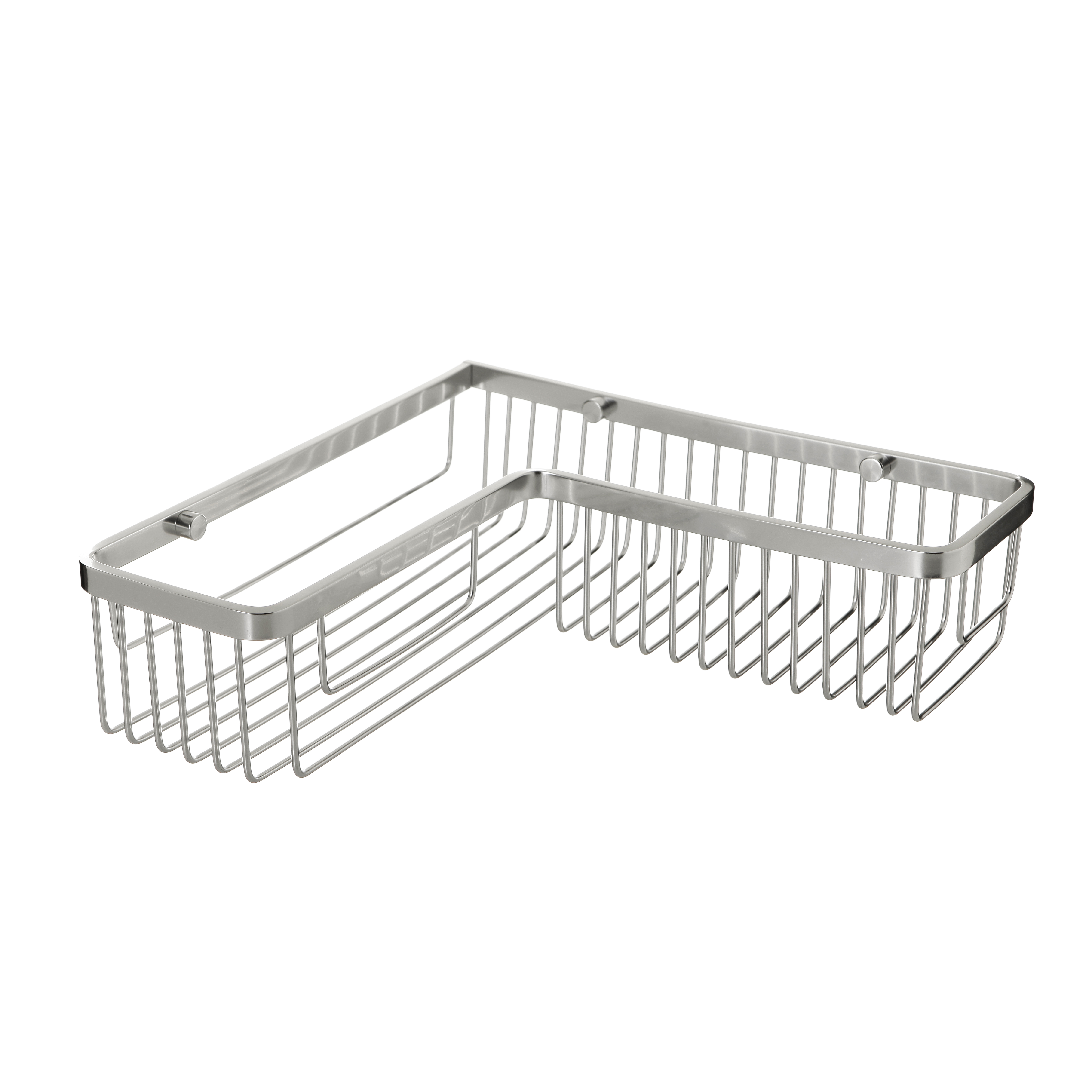 Organizador de ducha aluminium gris / plata 8.5x30x30 cm