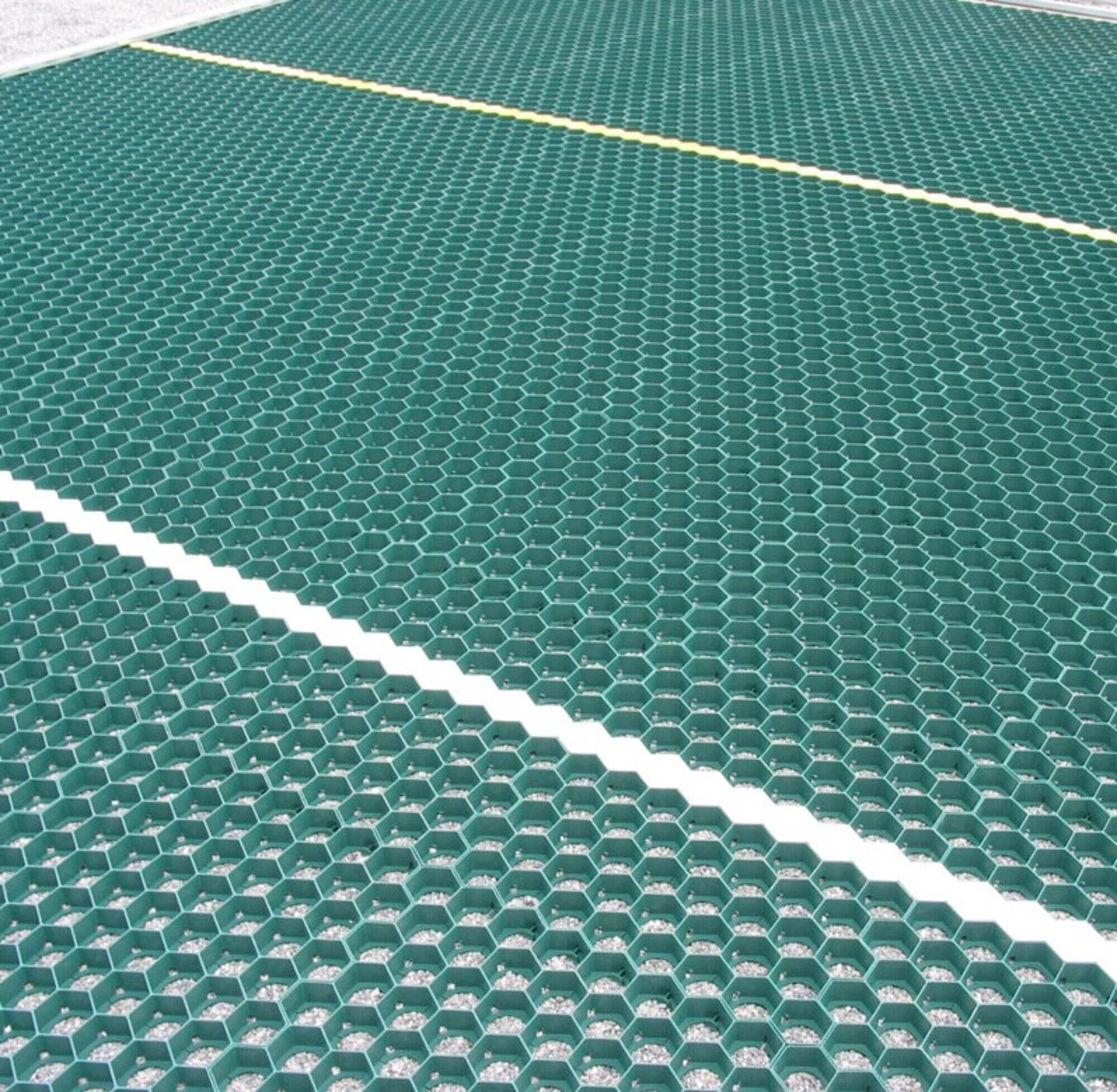 Baldosa estabilizadora para gravilla y césped transitable de polietileno 60 x 56 cm y 40 mm de espesor ONEK - 11