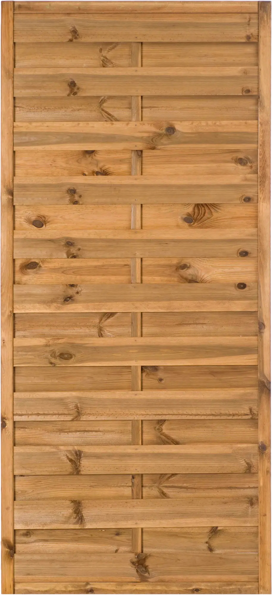 Panel de exterior recto savanne de madera marrón 90x200cm