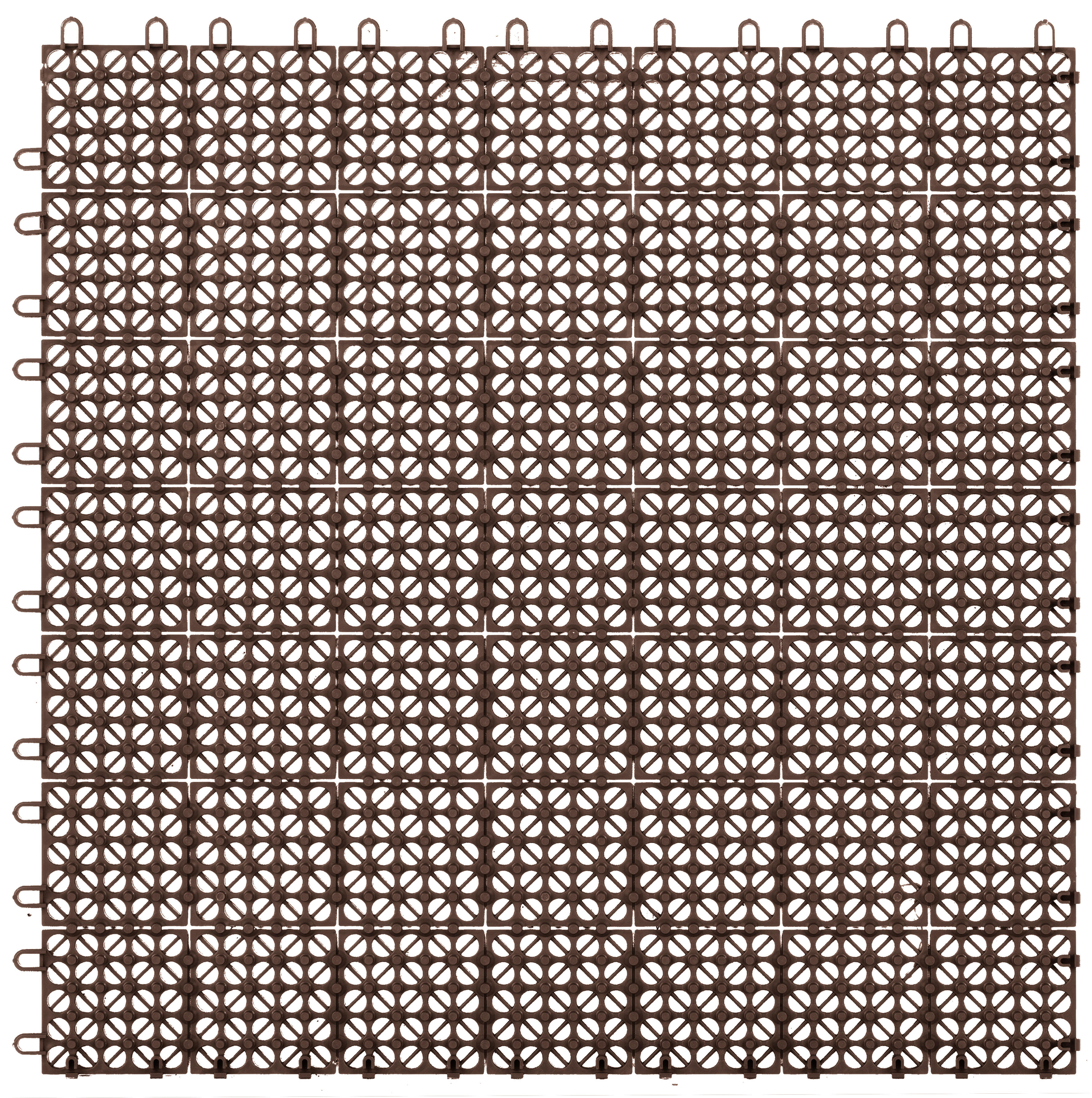 Estrado de plástico MULTIPLATE 56X56CM CAFÉ - 3