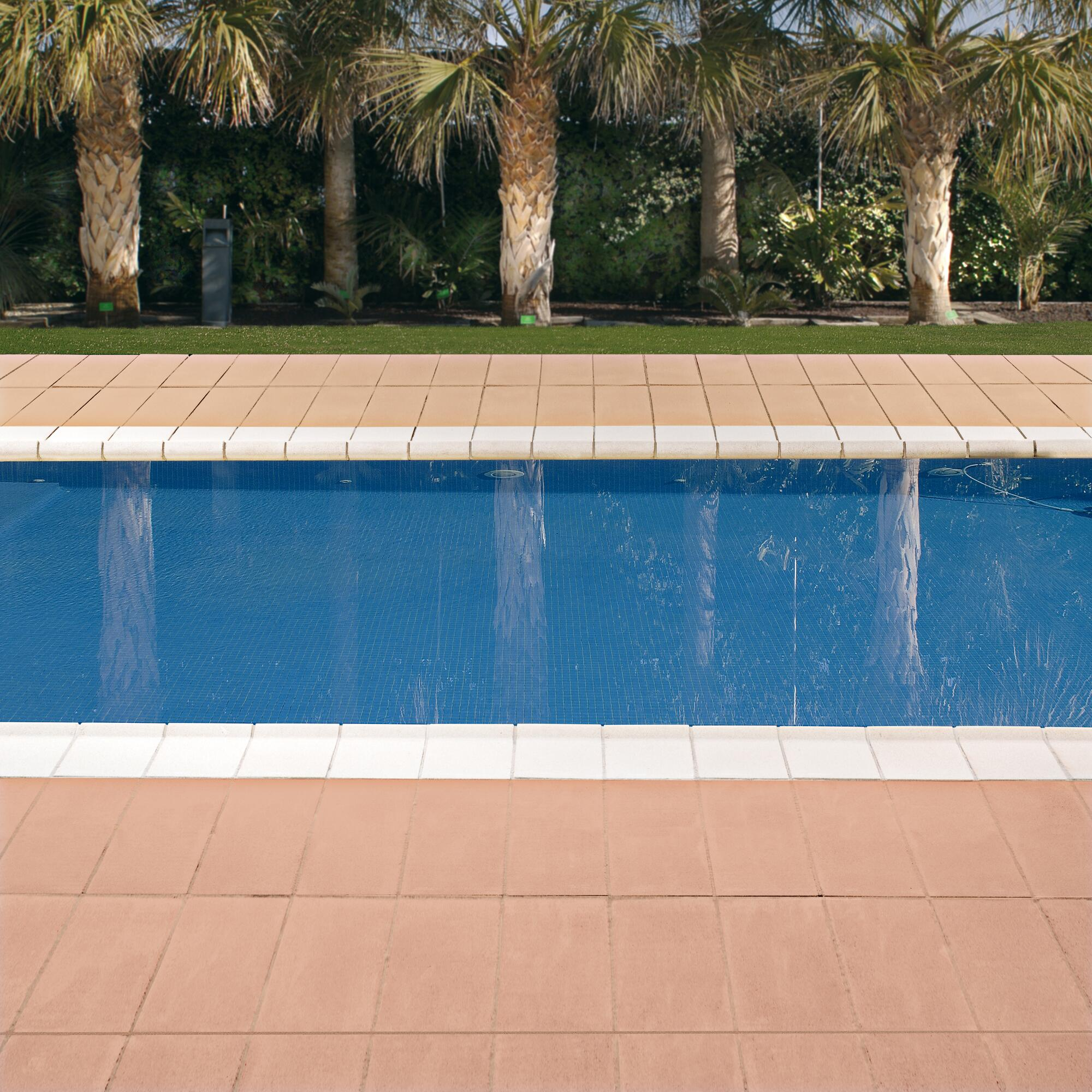 Plaqueta ranurada 20x40x0,4 cm salmón