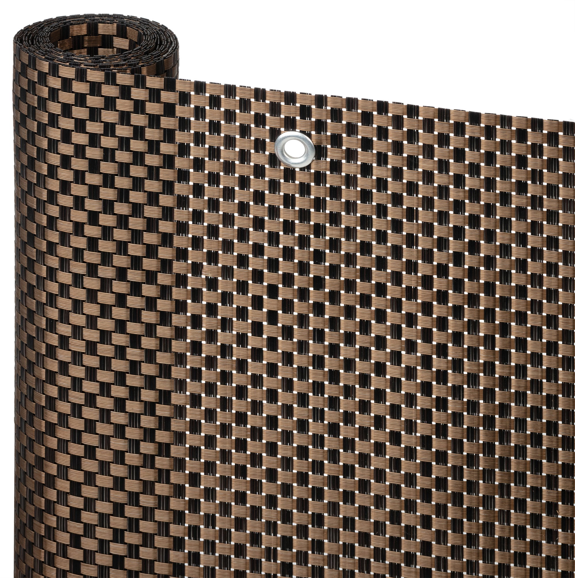 Malla de ocultación alta NATERIAL de polietileno 1x3 m cobre/marrón - 6