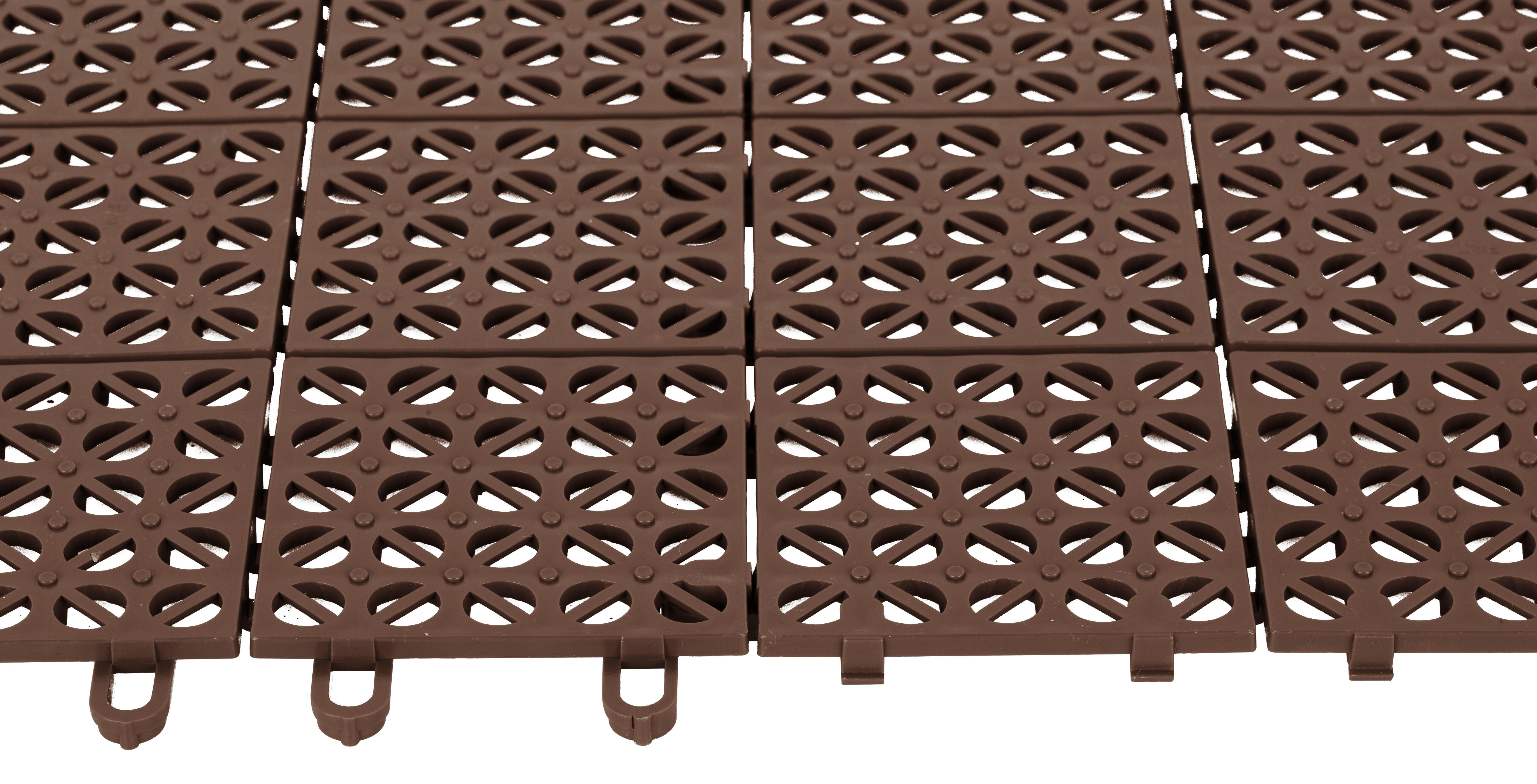 Estrado de plástico MULTIPLATE 56X56CM CAFÉ - 7