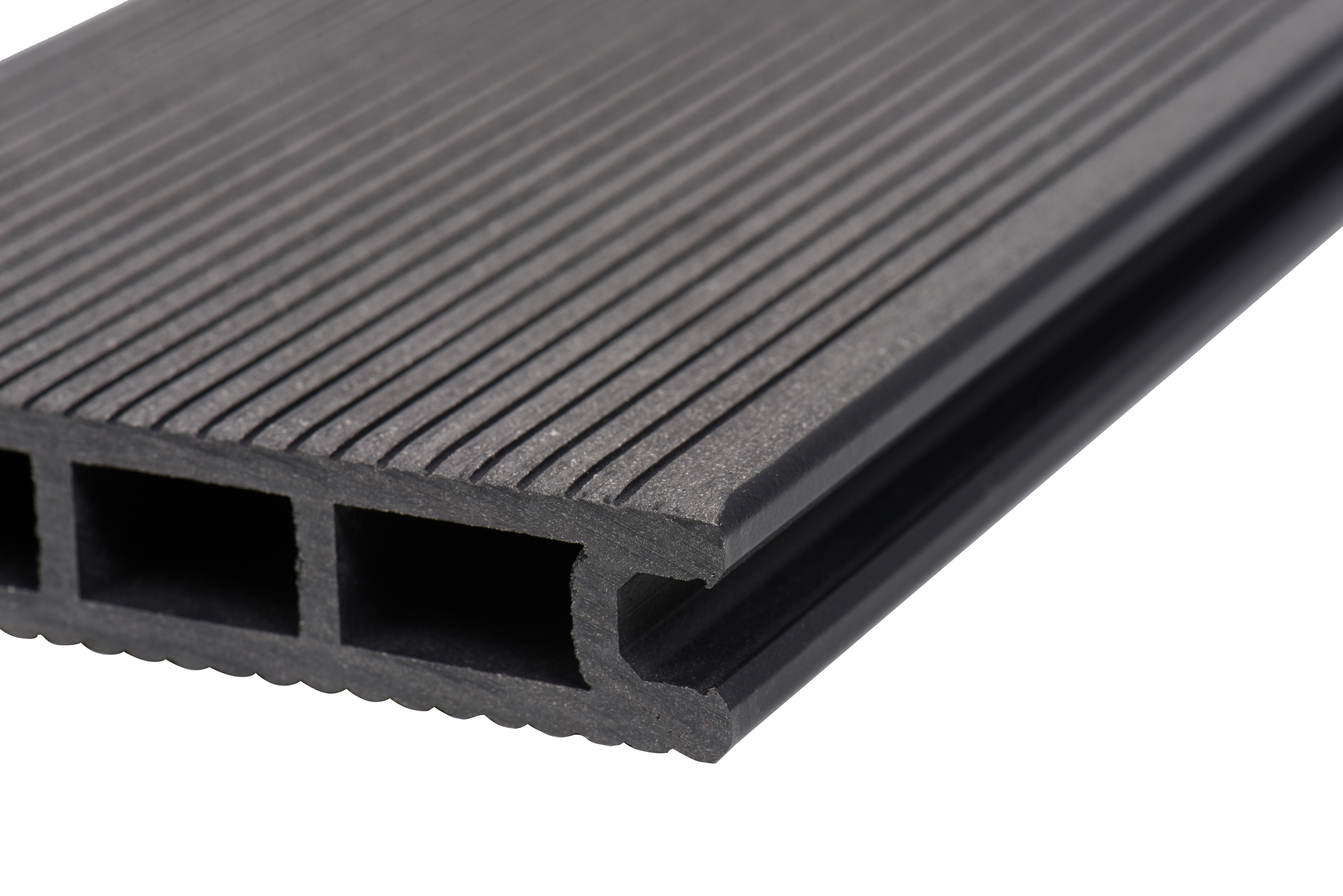 Deck de composite CDECK ALVEOLAR PRETO 24MM 230X14CM - 16