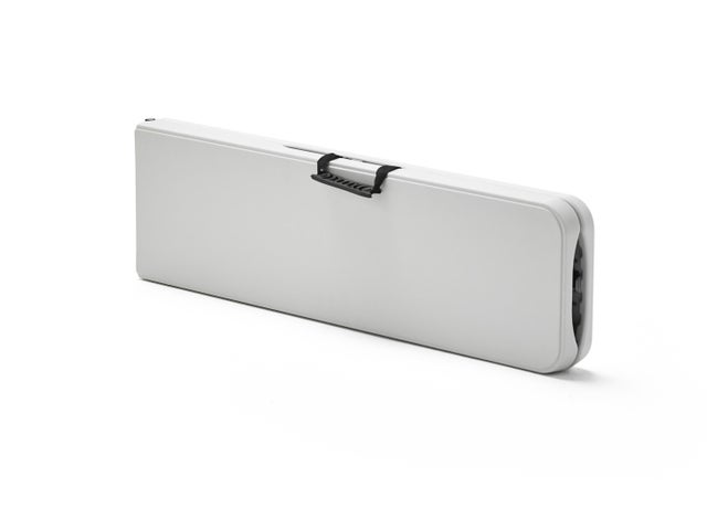 Banco catering rectangular dobrável 183x28x43 cm
