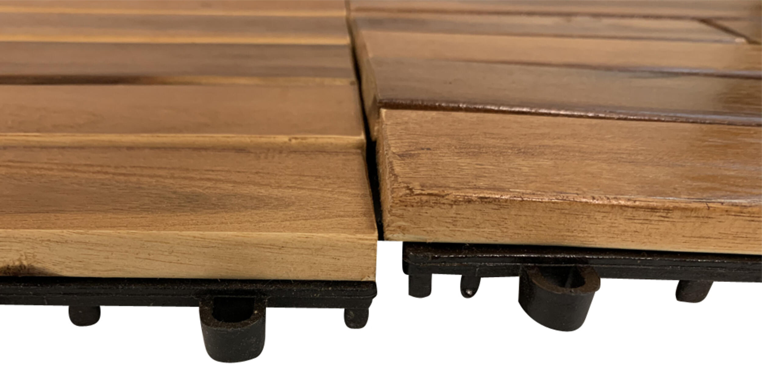 Baldosa encajable madera Acacia 30 x 60 cm y 25 mm amarillo ONEK - 11