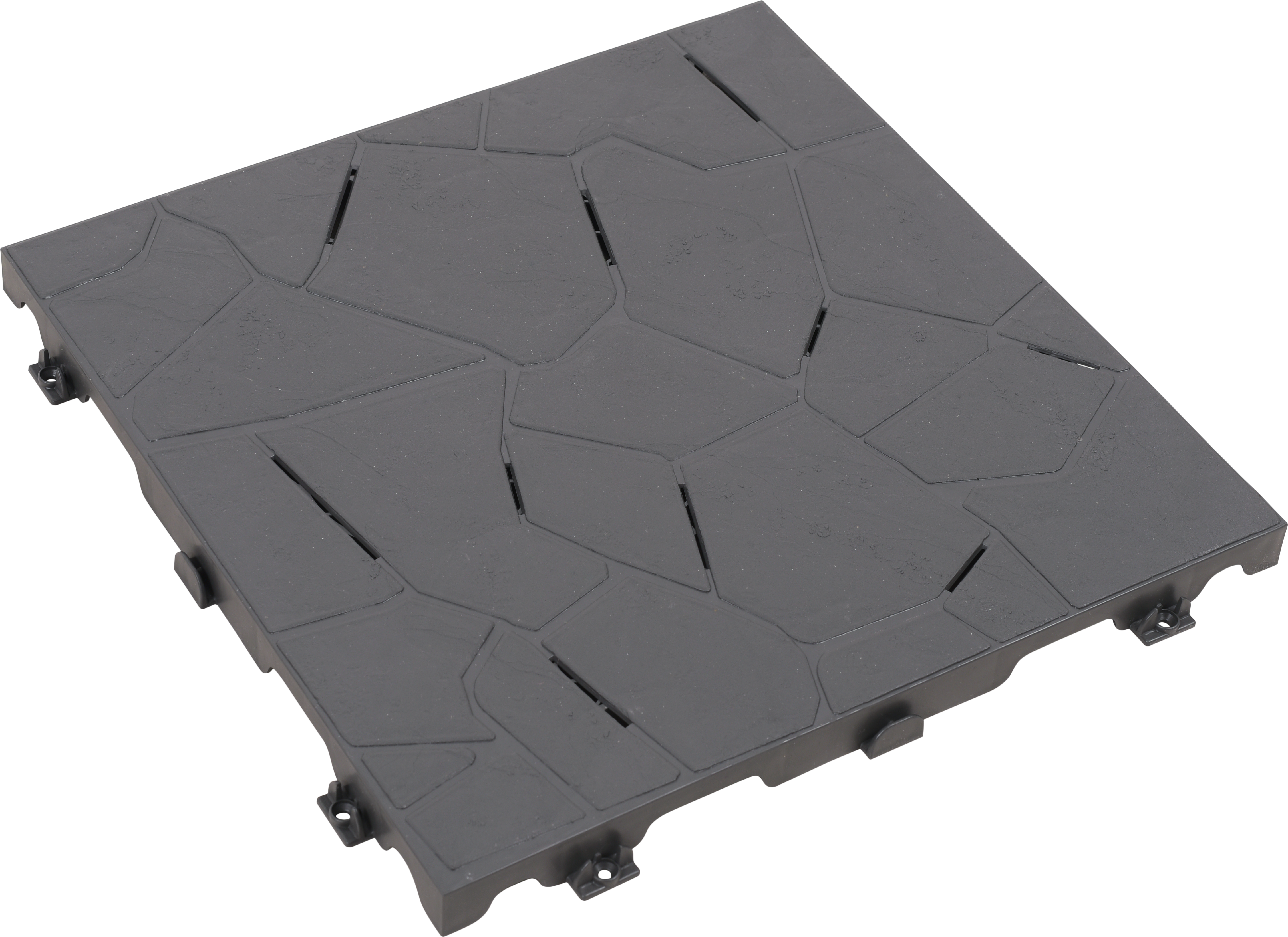 Baldosa composite 38 x 38 cm y 25 mm gris ONEK - 6